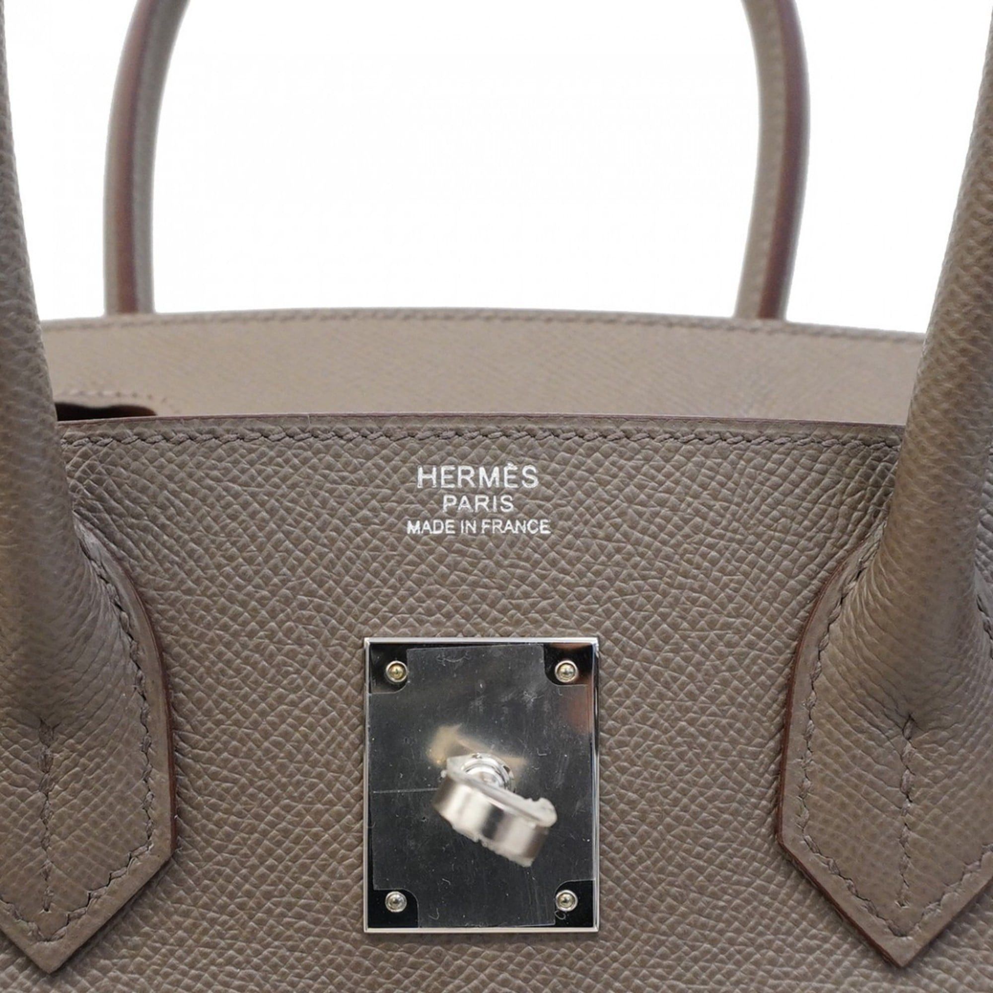 Hermes Hermes Hermès Birkin 30 handbag, Epsom leather, Etain, Z stamp, women's Size ONE SIZE - 5 Thumbnail