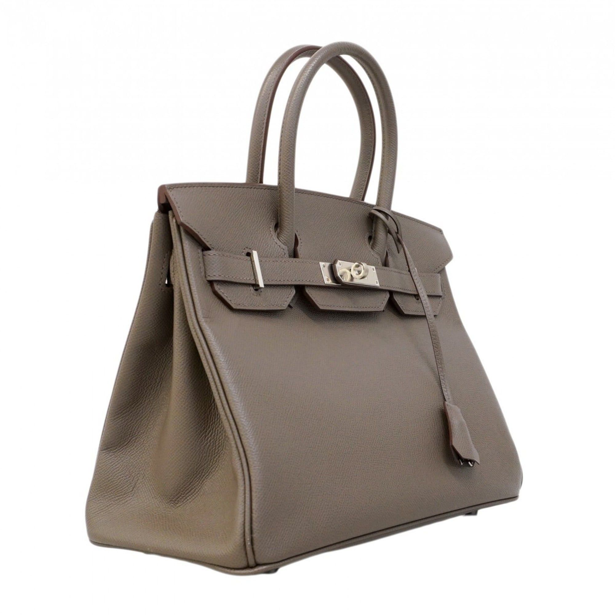 Hermes Hermes Hermès Birkin 30 handbag, Epsom leather, Etain, Z stamp, women's Size ONE SIZE - 2 Thumbnail