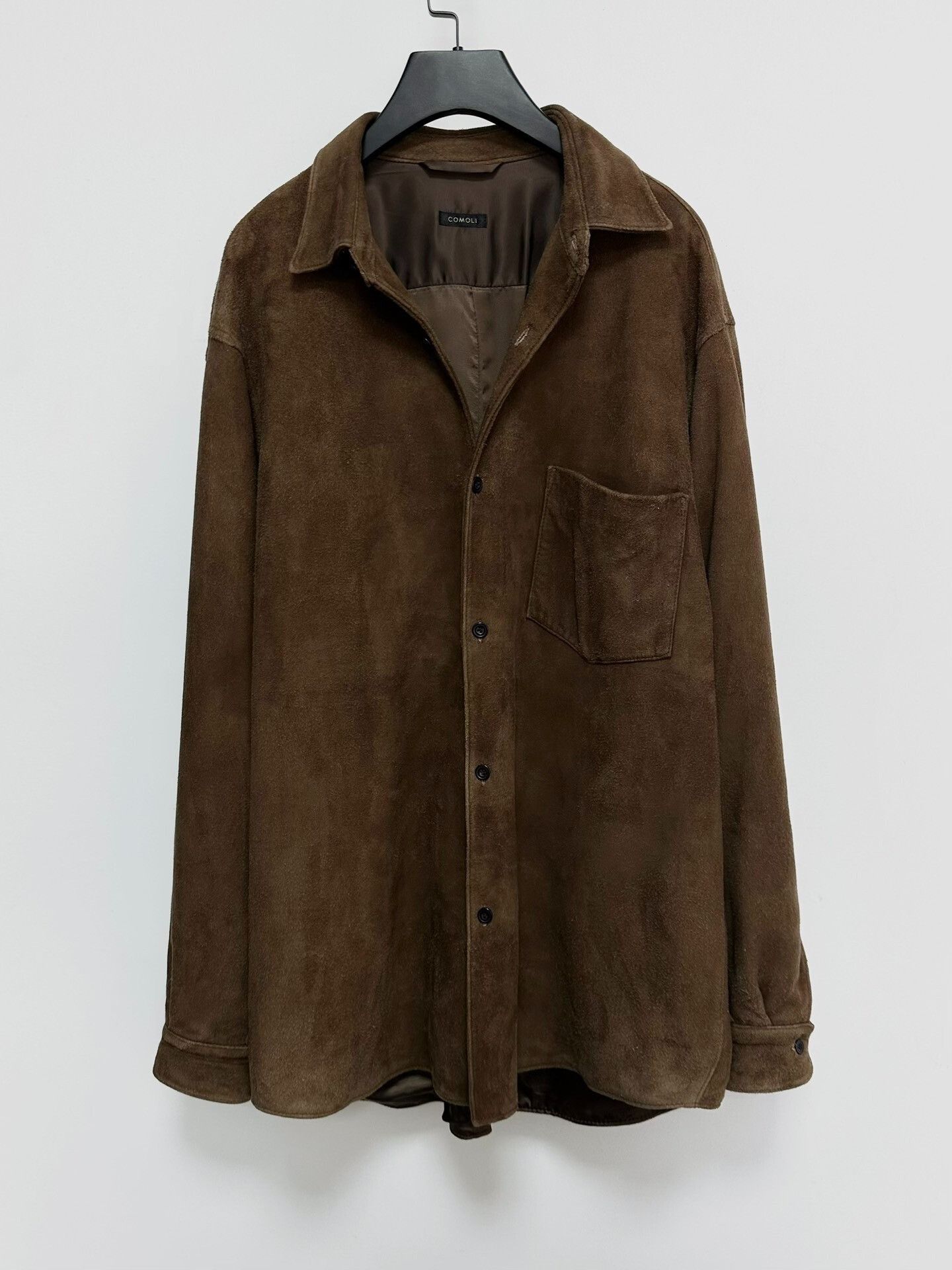 Comoli comoli Dark Brown Deerskin Shirt Size US M / EU 48-50 / 2 - 2 Thumbnail
