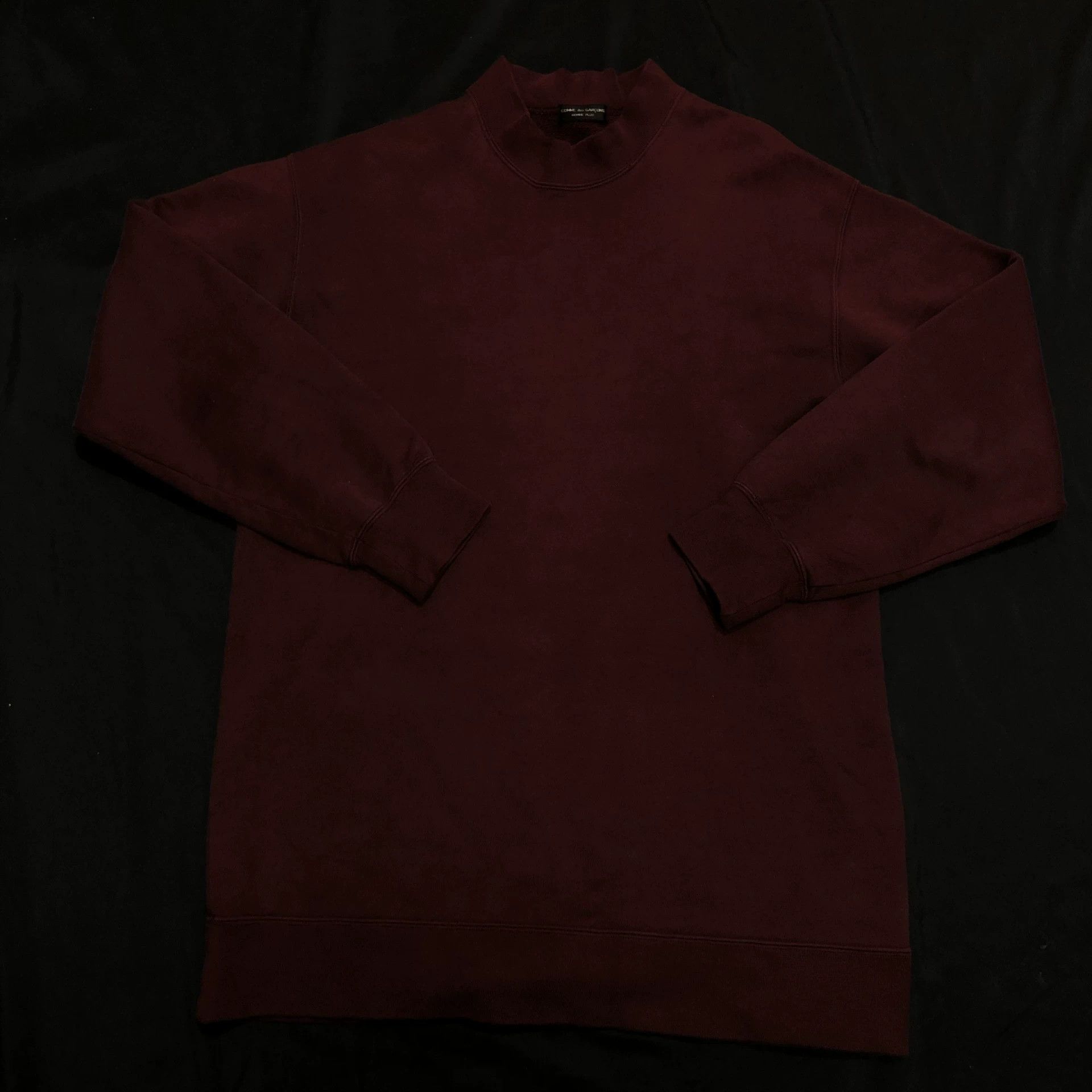 Comme des Garcons Comme des Garcons 89AW Wine Red Sweatshirt Size US M / EU 48-50 / 2 - 2 Thumbnail