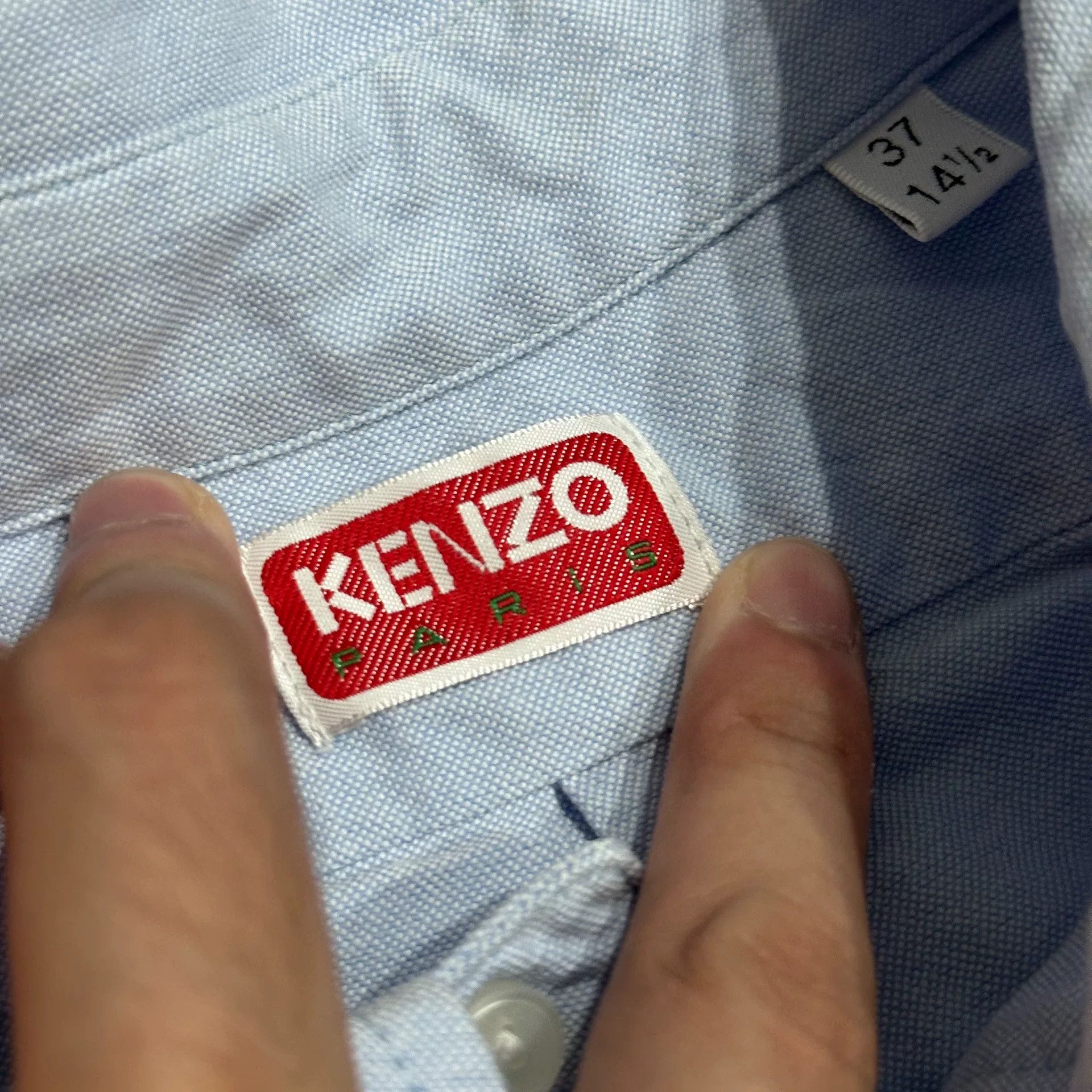 Nigo Kenzo Nigo Collab Sky Blue Shirt Jacket Size US M / EU 48-50 / 2 - 4 Thumbnail