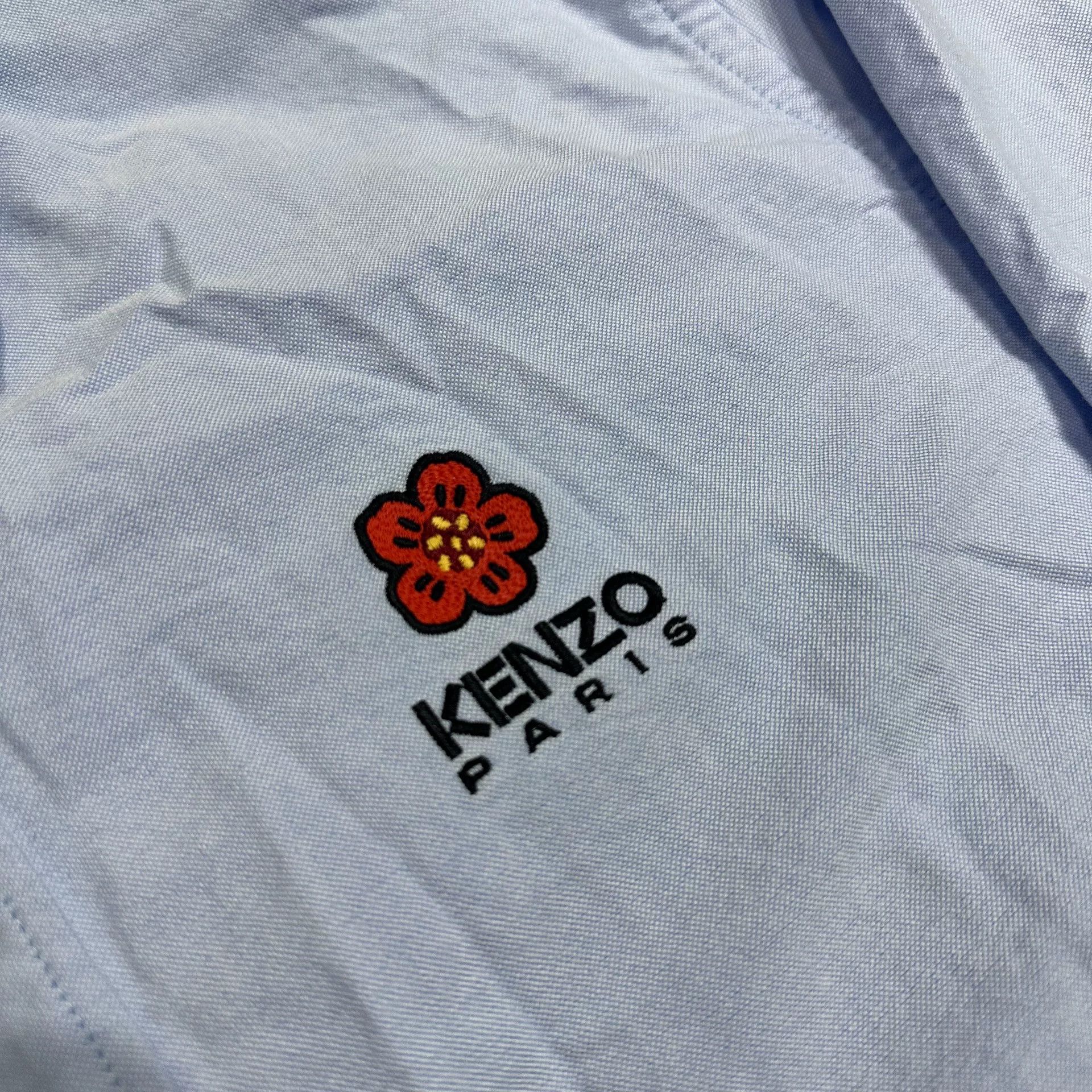 Nigo Kenzo Nigo Collab Sky Blue Shirt Jacket Size US M / EU 48-50 / 2 - 3 Thumbnail