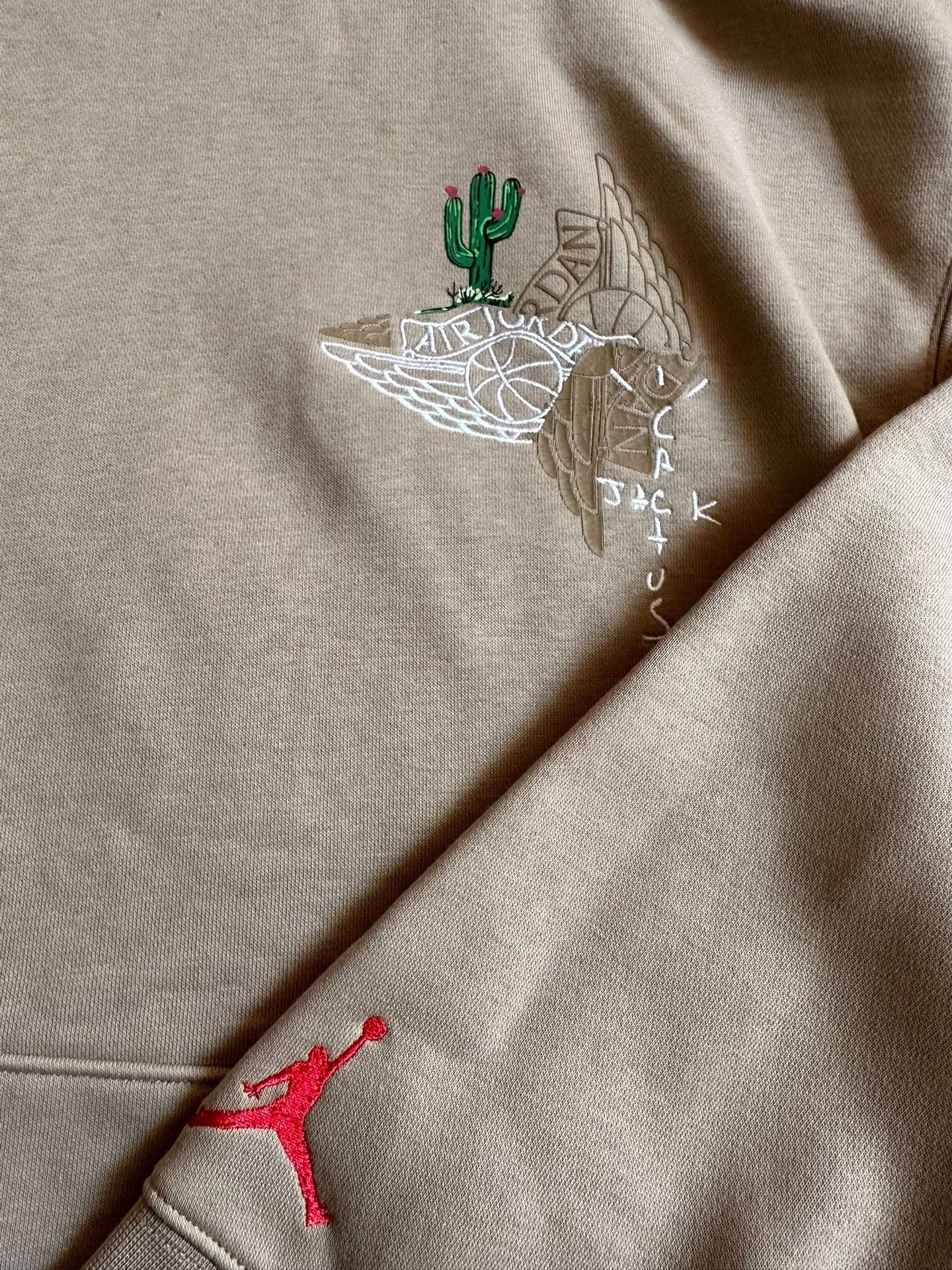 Jordan Brand Jordan x Travis Scott Cactus Hoodie Size US M / EU 48-50 / 2 - 2 Thumbnail