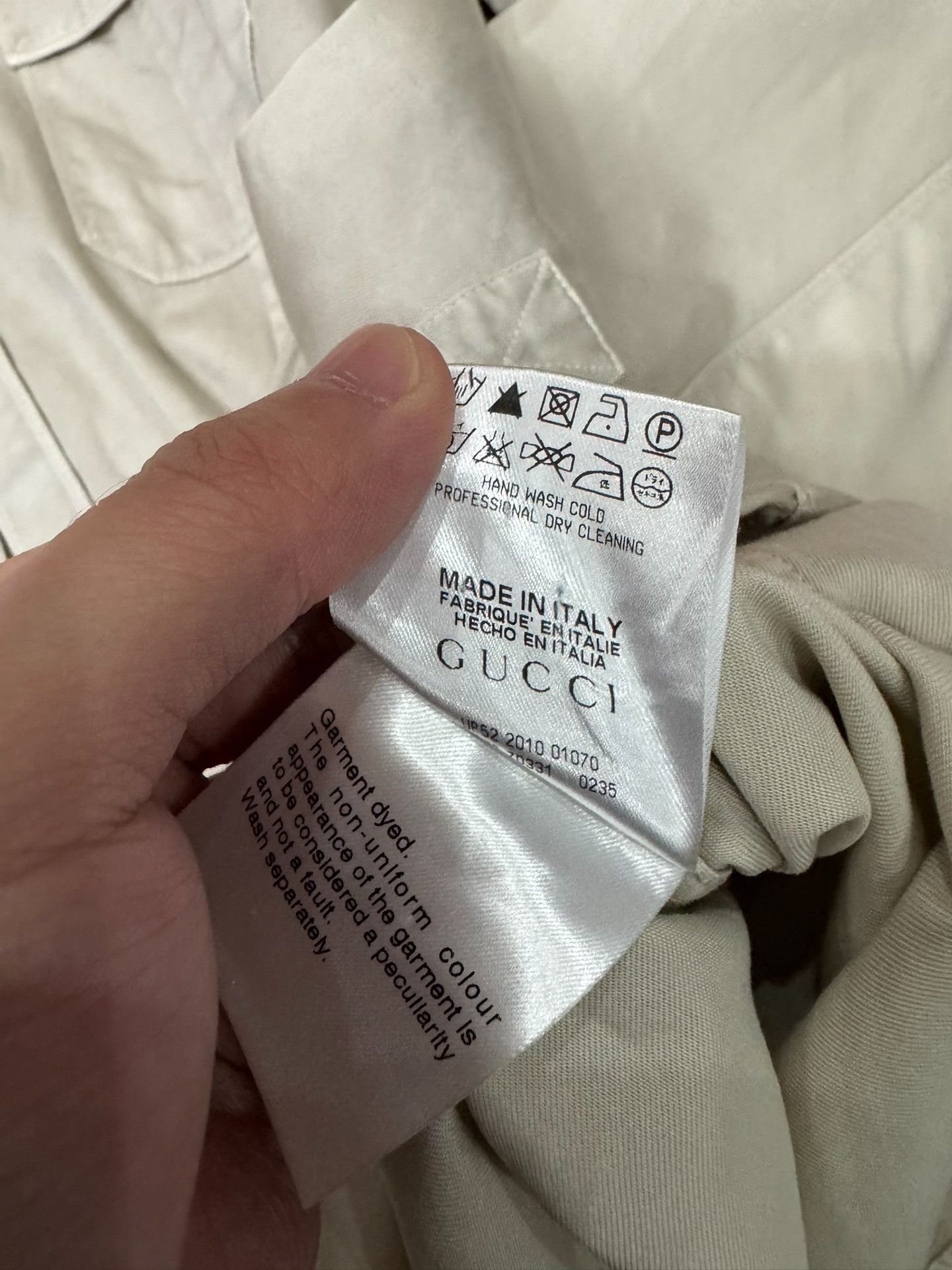 Gucci Gucci Skinny Shirt Size US M / EU 48-50 / 2 - 6 Thumbnail