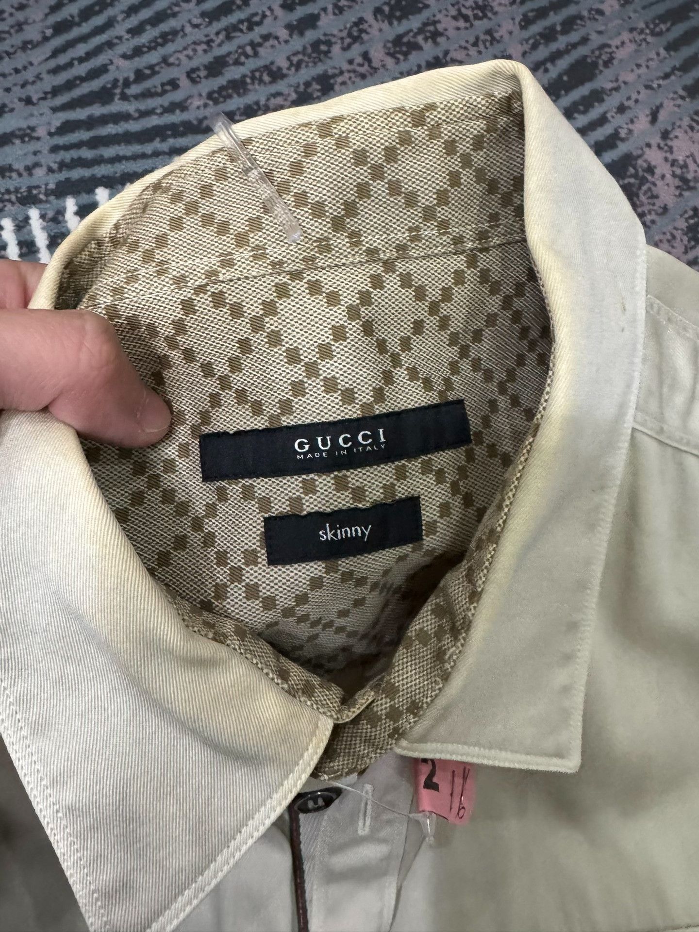Gucci Gucci Skinny Shirt Size US M / EU 48-50 / 2 - 2 Thumbnail