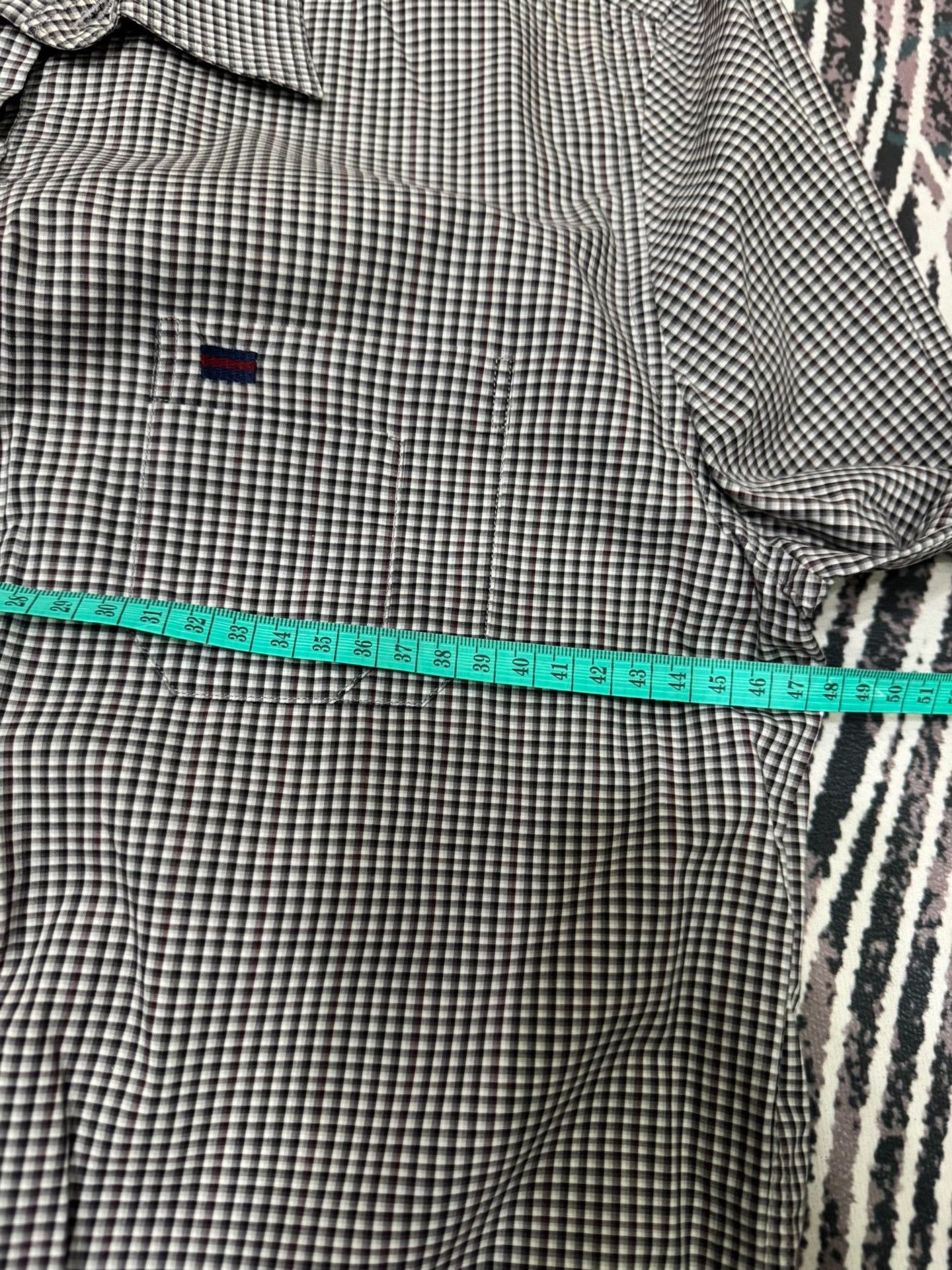 Gucci Gucci Skinny Checkered Shirt Size US M / EU 48-50 / 2 - 6 Thumbnail