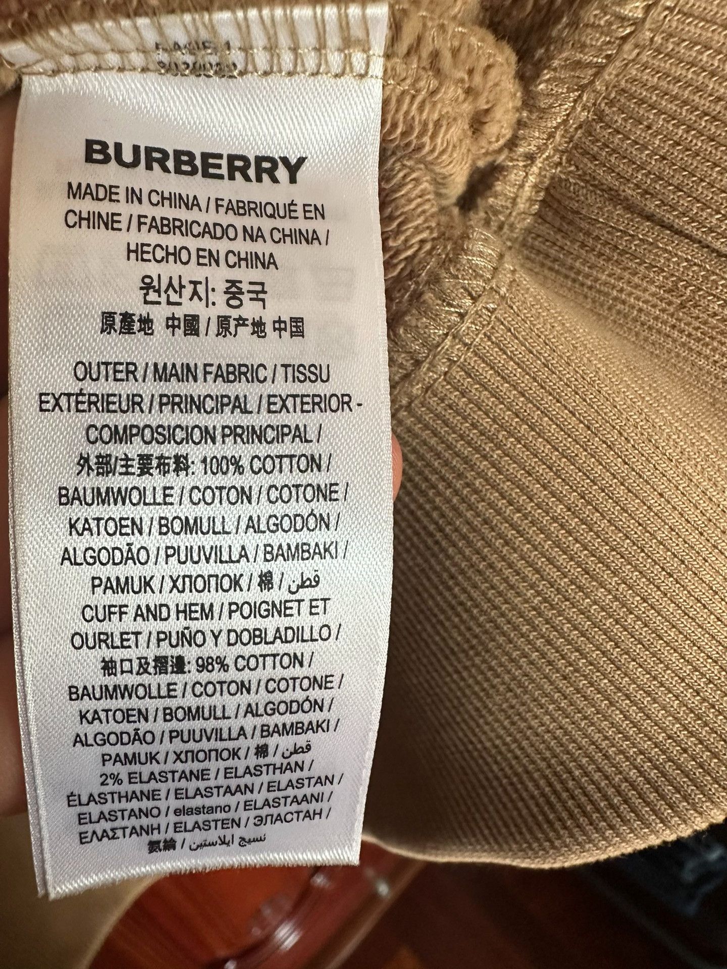 Burberry Burberry Logo Print Hooded Long Sleeve Sweater Size US M / EU 48-50 / 2 - 3 Thumbnail