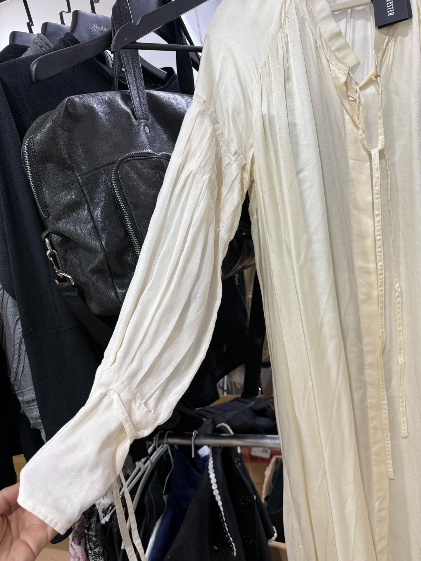 Ann Demeulemeester Ann Demeulemeester Champagne Maxi Dress Size M / US 6-8 / IT 42-44 - 4 Thumbnail