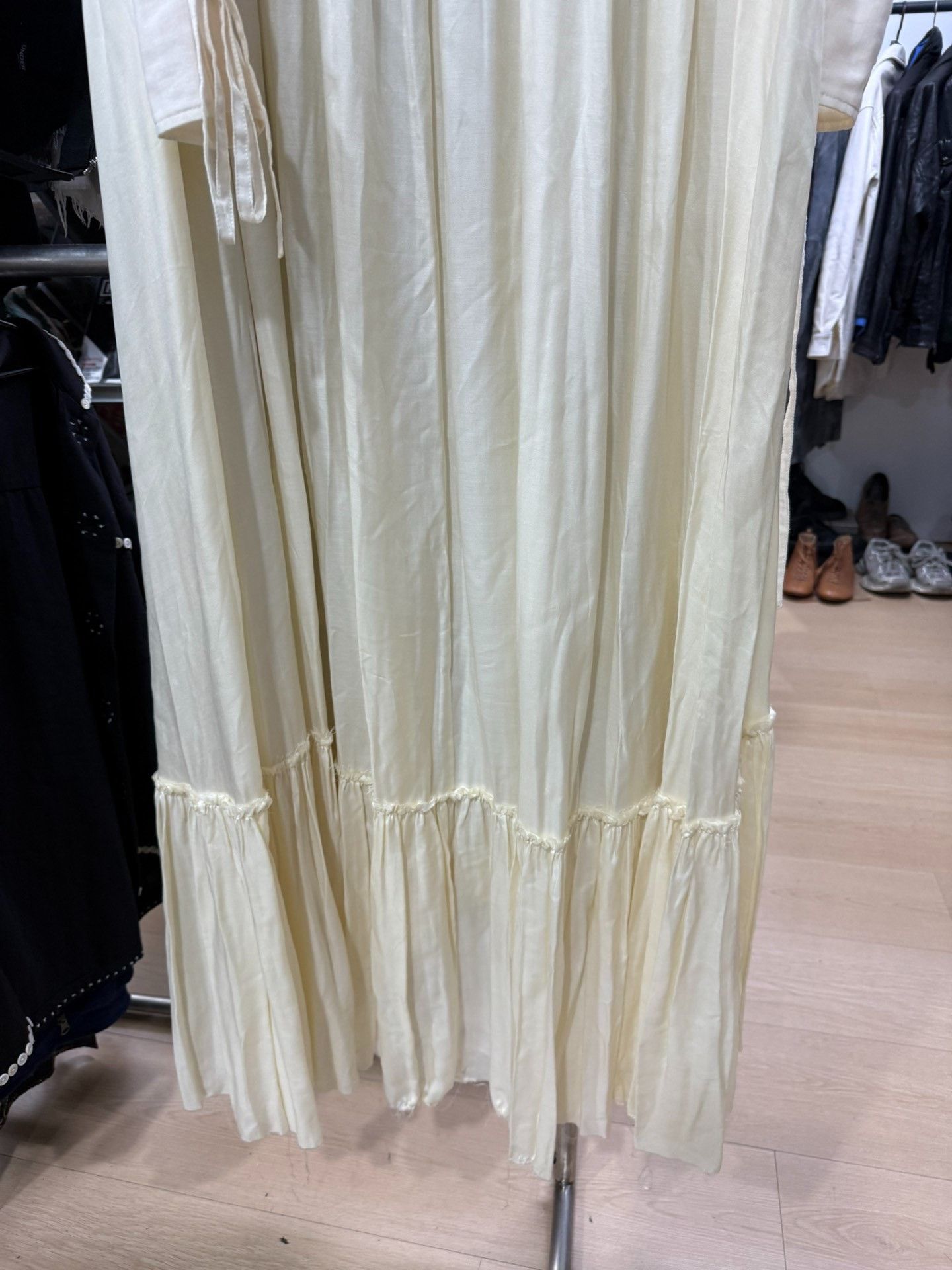 Ann Demeulemeester Ann Demeulemeester Champagne Maxi Dress Size M / US 6-8 / IT 42-44 - 8 Thumbnail