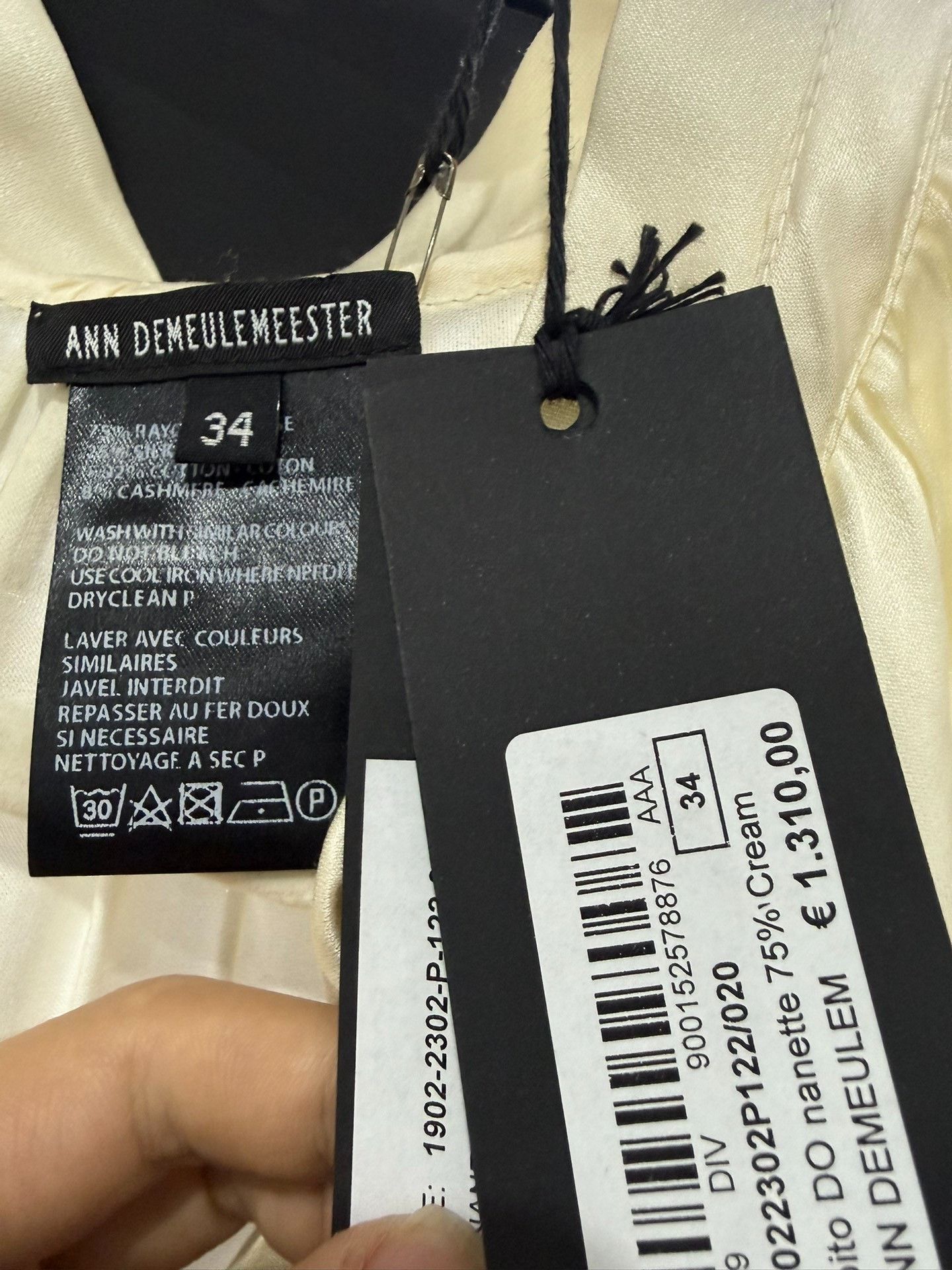 Ann Demeulemeester Ann Demeulemeester Champagne Maxi Dress Size M / US 6-8 / IT 42-44 - 5 Thumbnail