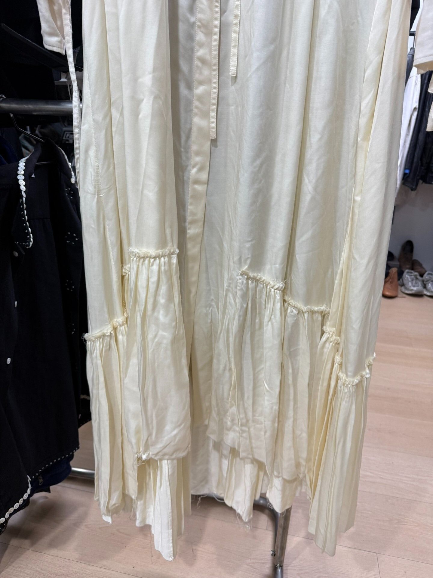 Ann Demeulemeester Ann Demeulemeester Champagne Maxi Dress Size M / US 6-8 / IT 42-44 - 3 Thumbnail