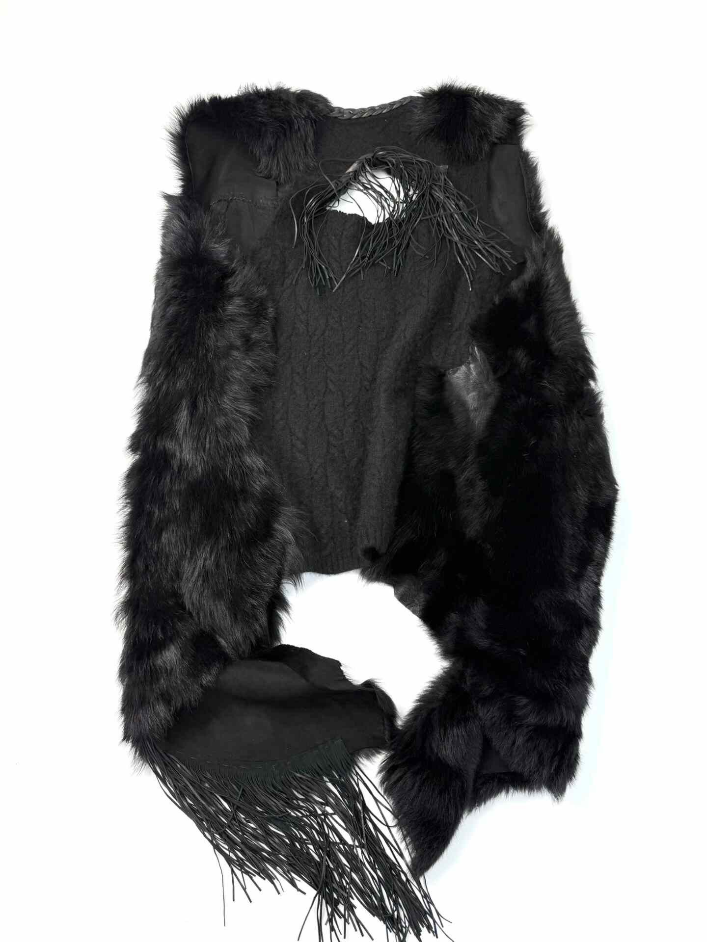 Other Genuine Fur Spliced Cashmere Vest Size US M / EU 48-50 / 2 - 6 Thumbnail