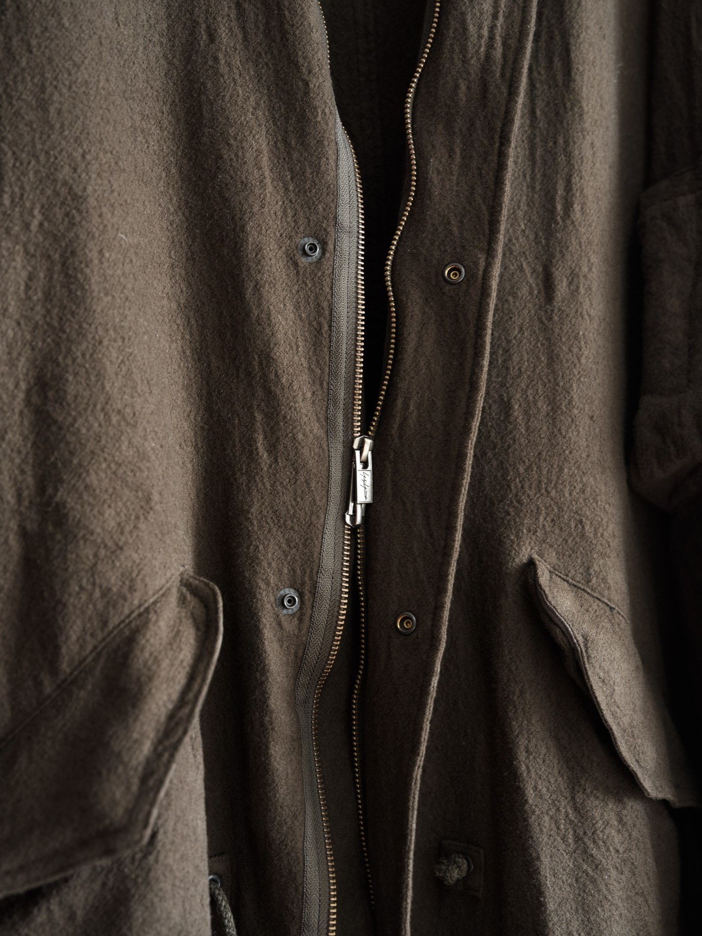 Yohji Yamamoto Yohji Yamamoto 22AW Felted Wool Coat Size US M / EU 48-50 / 2 - 7 Thumbnail