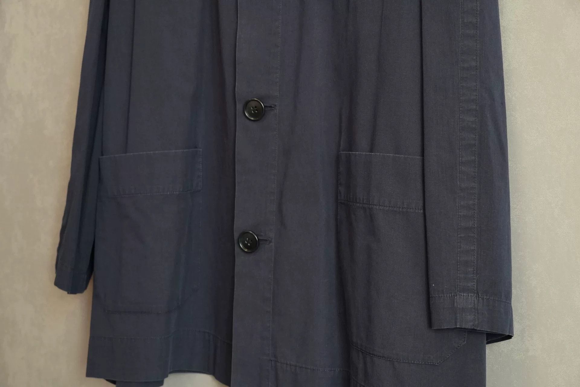 Yohji Yamamoto Yohji Yamamoto 80SS Indigo Worker Jacket Size US M / EU 48-50 / 2 - 4 Thumbnail