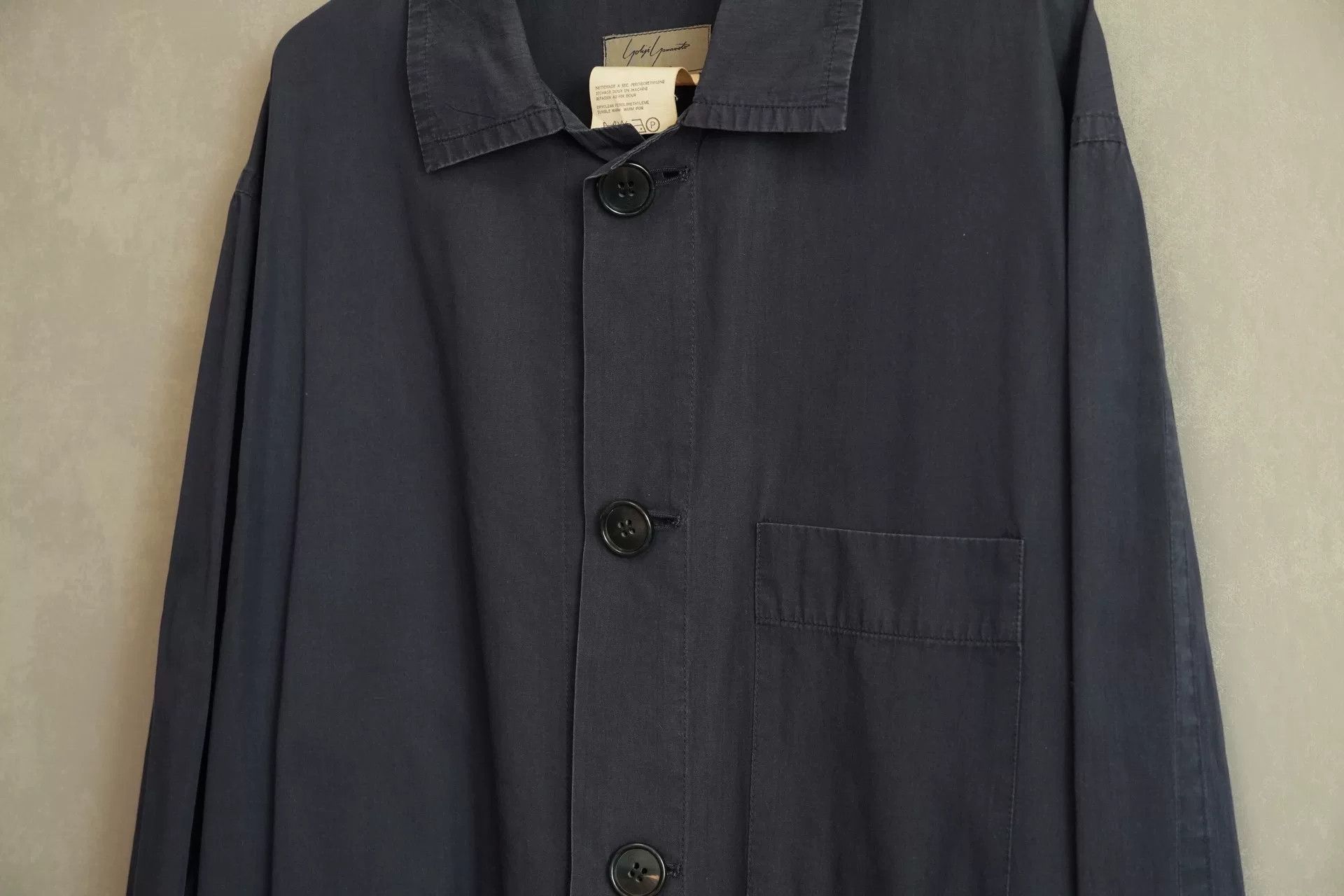 Yohji Yamamoto Yohji Yamamoto 80SS Indigo Worker Jacket Size US M / EU 48-50 / 2 - 3 Thumbnail