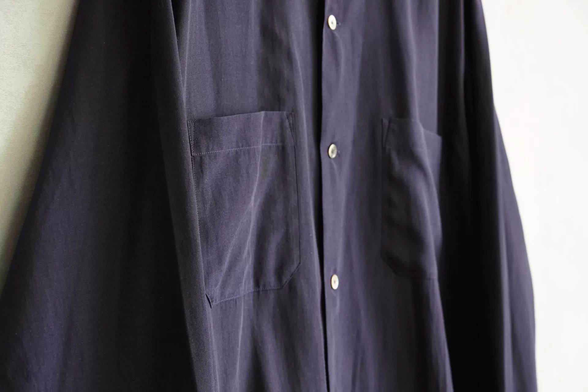 Yohji Yamamoto Yohji Yamamoto Floral Collar Silk-Cotton Shirt Size US M / EU 48-50 / 2 - 4 Thumbnail
