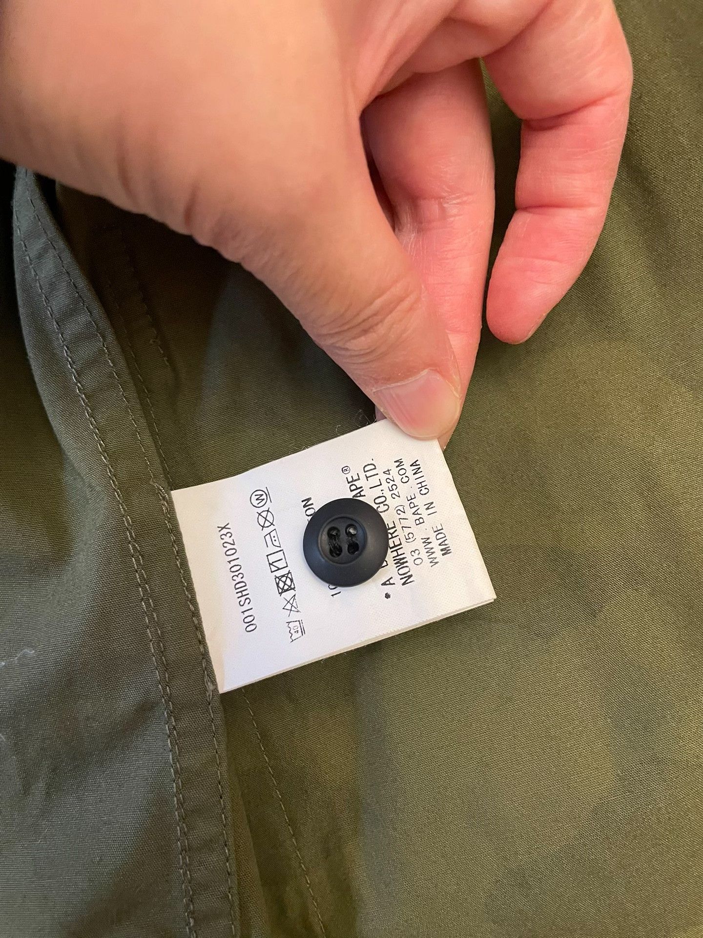 Bape Bape Men's Green Camo Robe Shirt Size US M / EU 48-50 / 2 - 4 Thumbnail