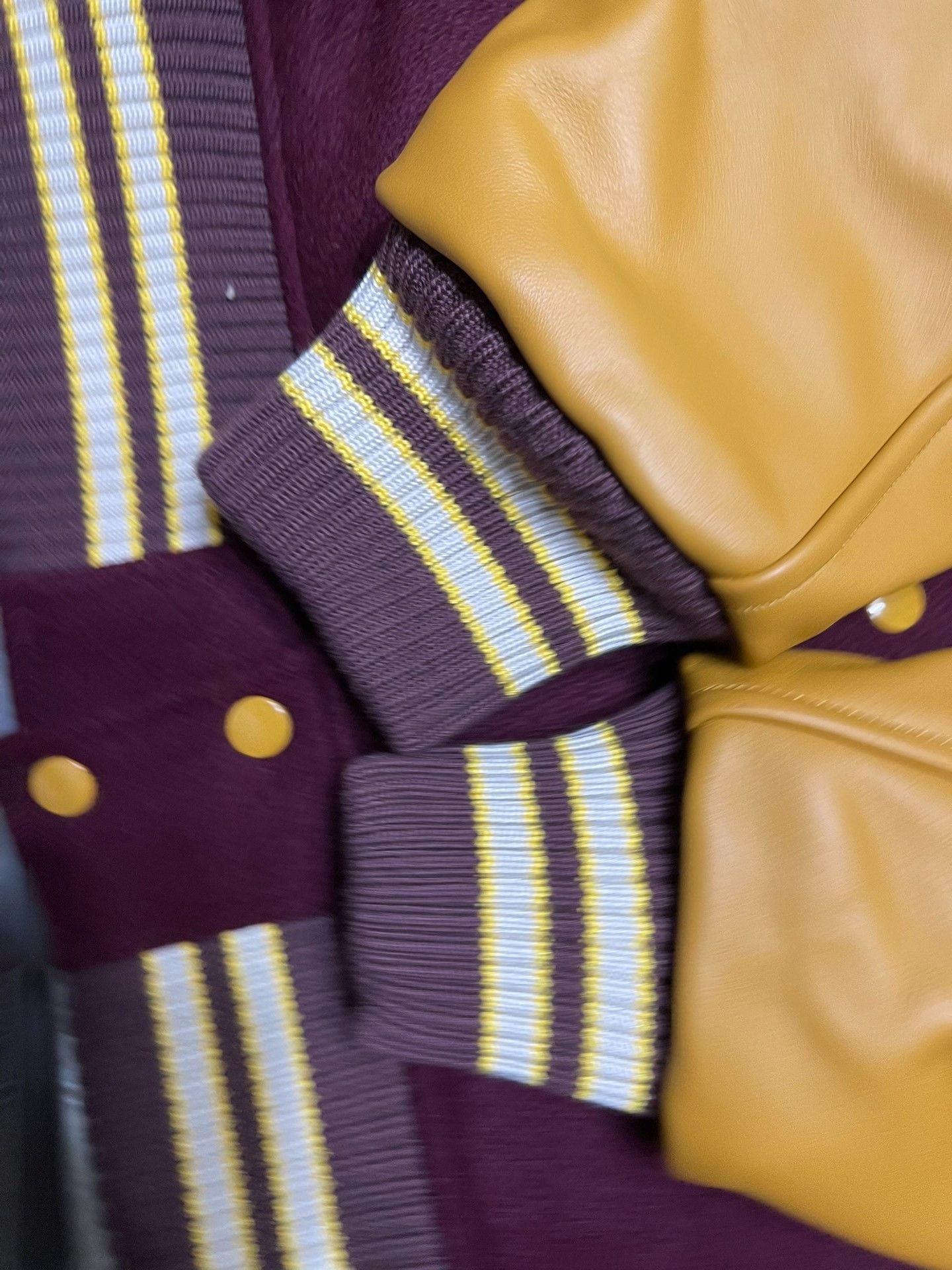Whitesville Whitesville WV15168 Burgundy Yellow Jacket Size US M / EU 48-50 / 2 - 4 Thumbnail