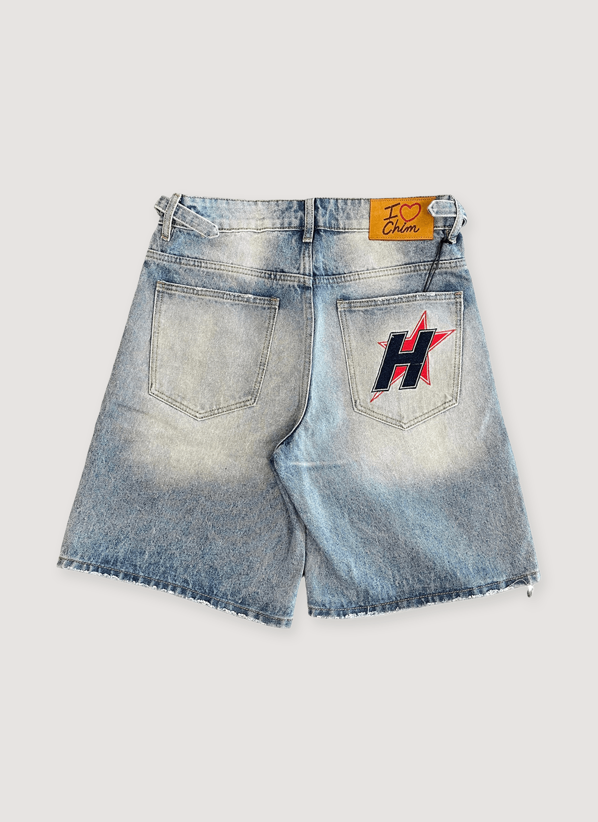HMDD H Star Crystal Jorts Indigo Size US 36 / EU 52 - 2 Thumbnail