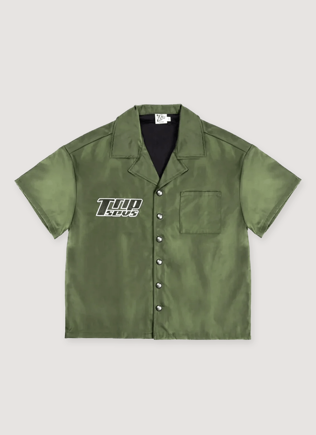 TRIPLE SEVENS Nylon Button Up Shirt Size US XL / EU 56 / 4 - 7 Thumbnail