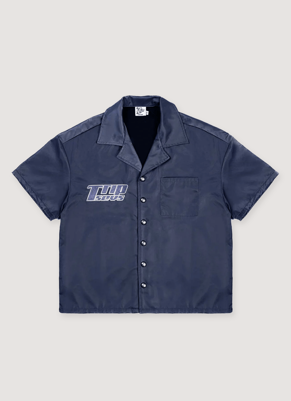 TRIPLE SEVENS Nylon Button Up Shirt Size US L / EU 52-54 / 3 - 3 Thumbnail