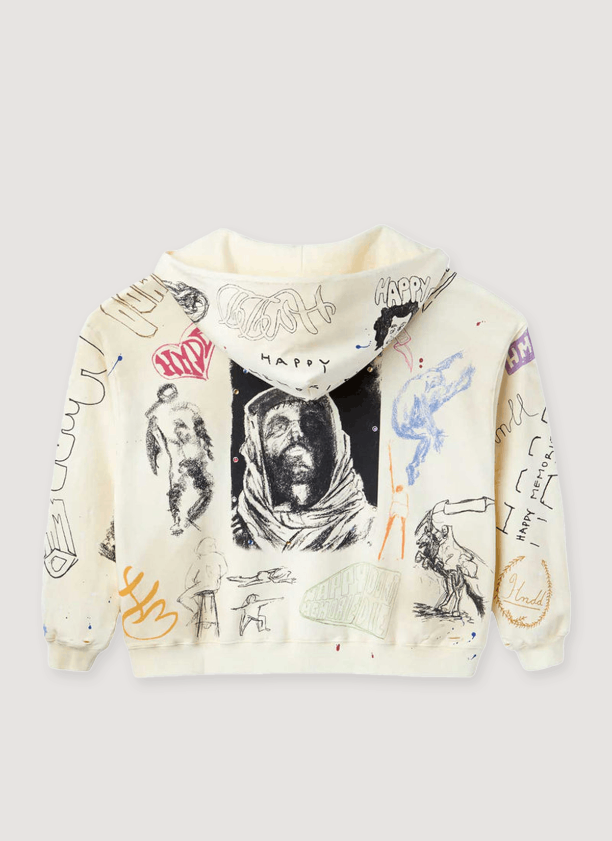 HMDD Sketch Sweatshirt Bone Size US L / EU 52-54 / 3 - 2 Thumbnail