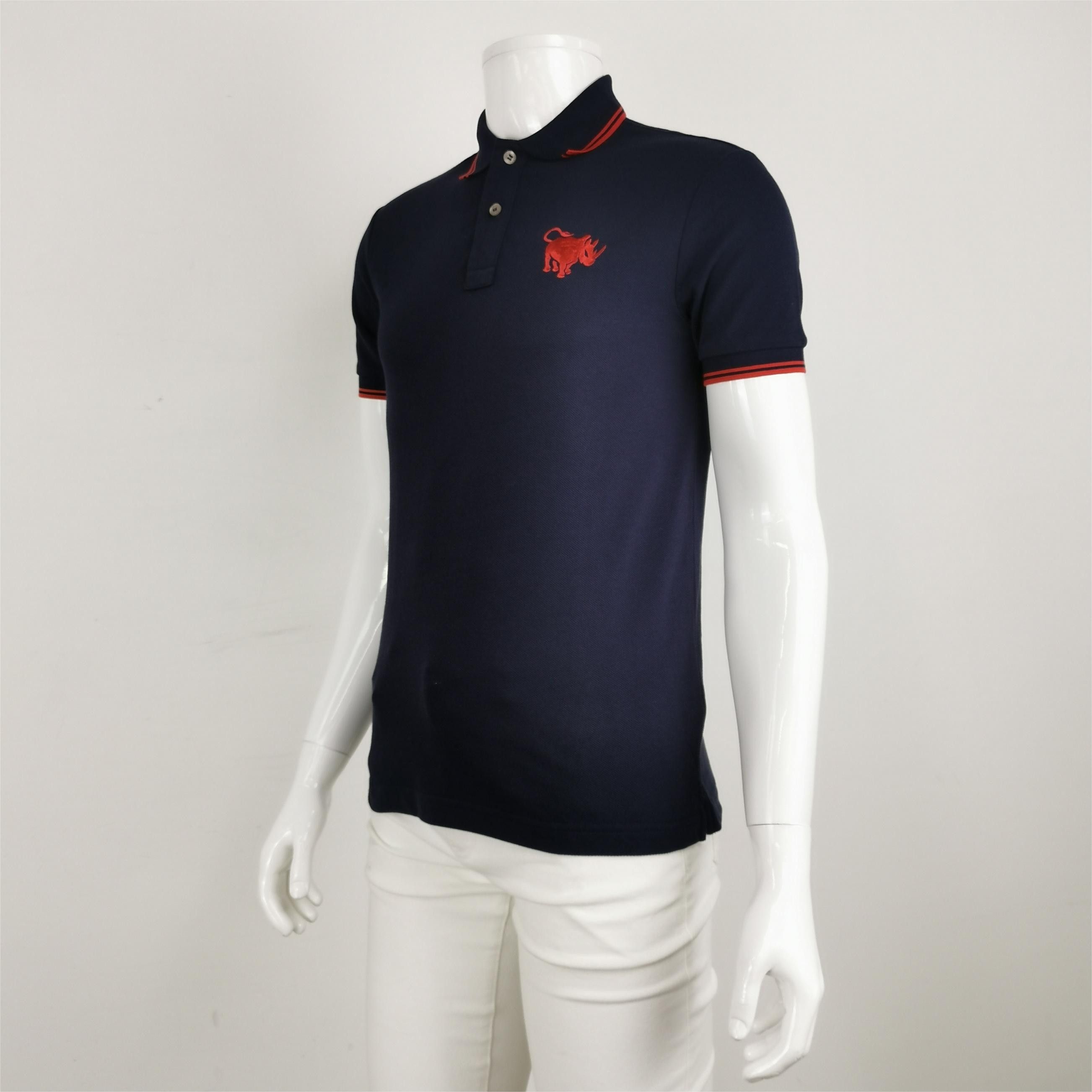 Prada Prada Small Cotton Striped Collar Polo Shirt Size US S / EU 44-46 / 1 - 22 Thumbnail
