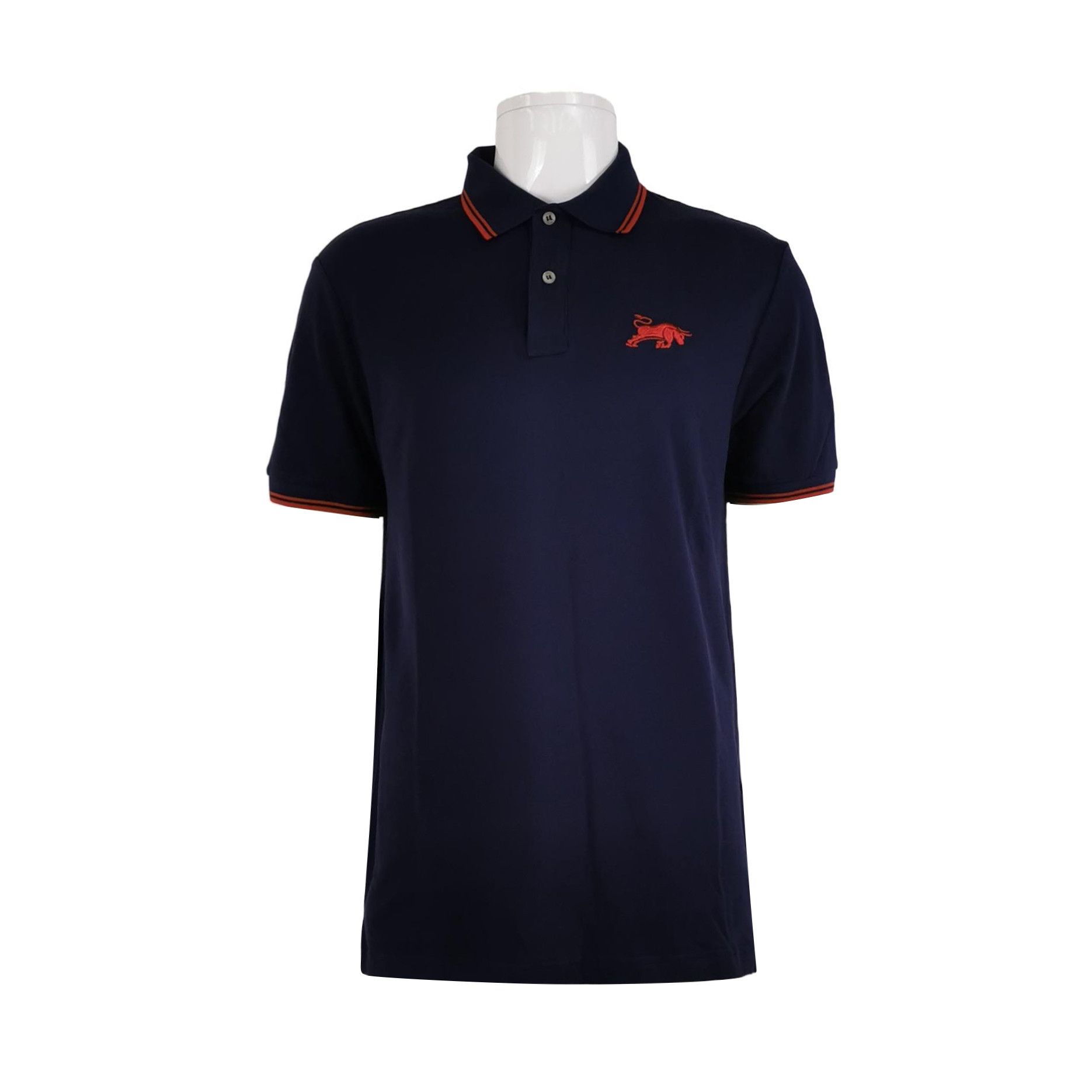Prada Prada Men's Cotton Striped Collar Polo M Size US XL / EU 56 / 4 - 2 Thumbnail
