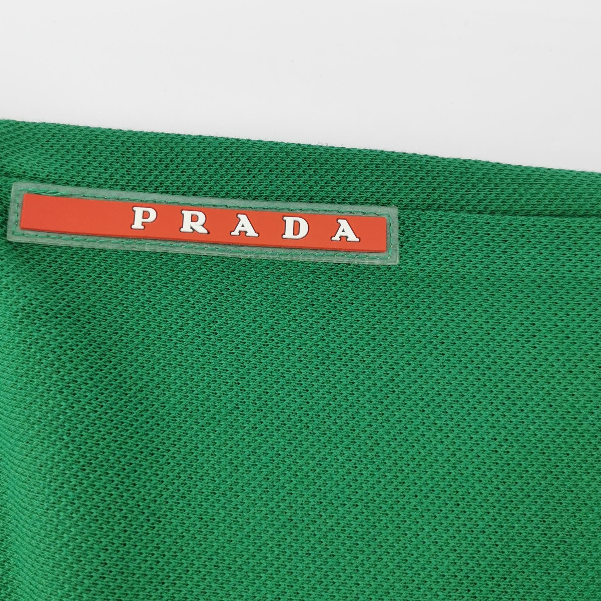Prada Prada M Size Cotton Color Block Polo Shirt Size US M / EU 48-50 / 2 - 24 Thumbnail
