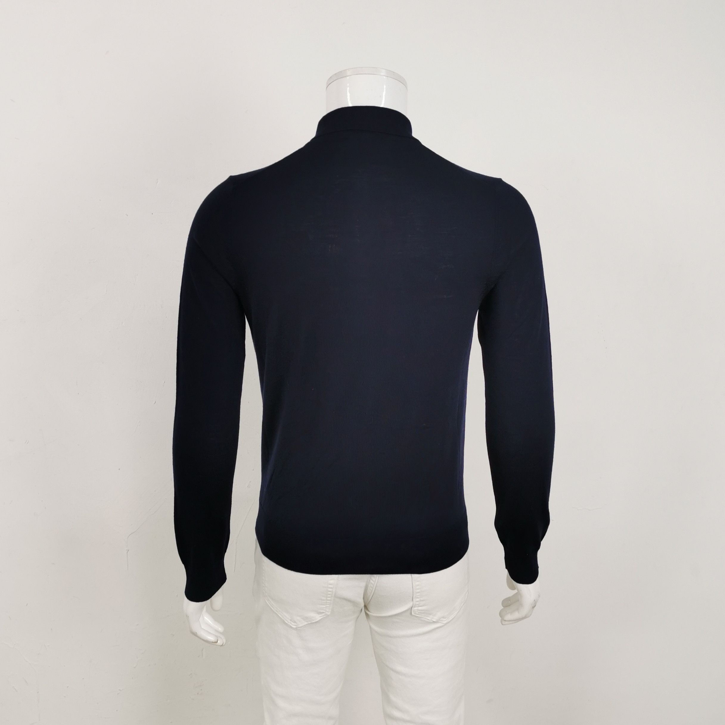 Prada Prada Wool Collared Long-Sleeve Knit Sweater L Size US S / EU 44-46 / 1 - 4 Thumbnail
