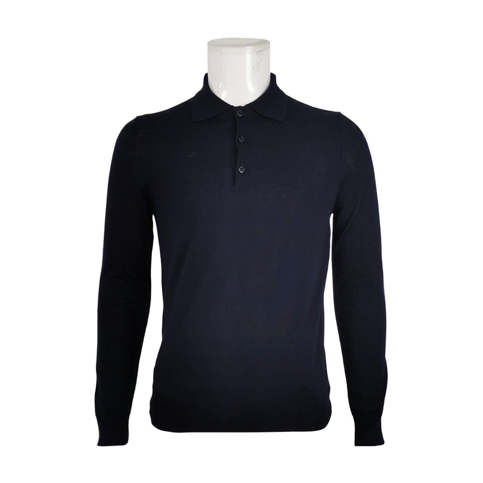 Prada Prada Wool Collared Long-Sleeve Knit Sweater L Size US S / EU 44-46 / 1 - 16 Thumbnail