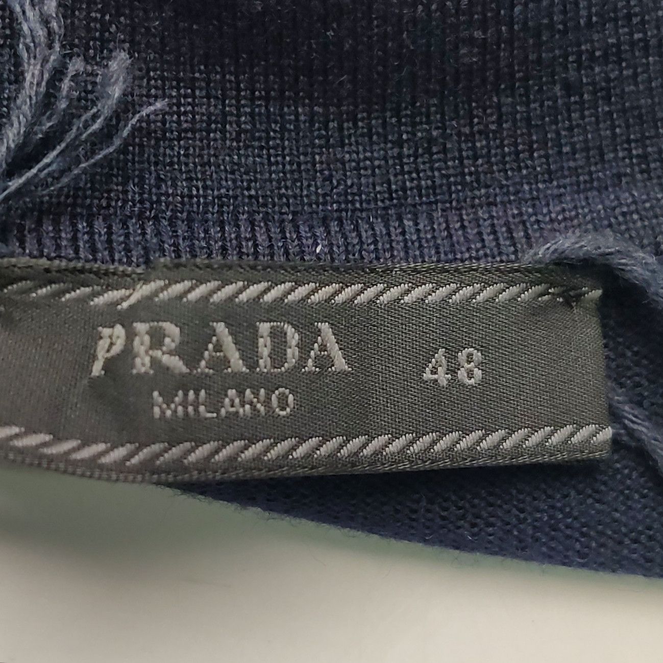 Prada Prada Wool Collared Long-Sleeve Knit Sweater L Size US S / EU 44-46 / 1 - 21 Thumbnail