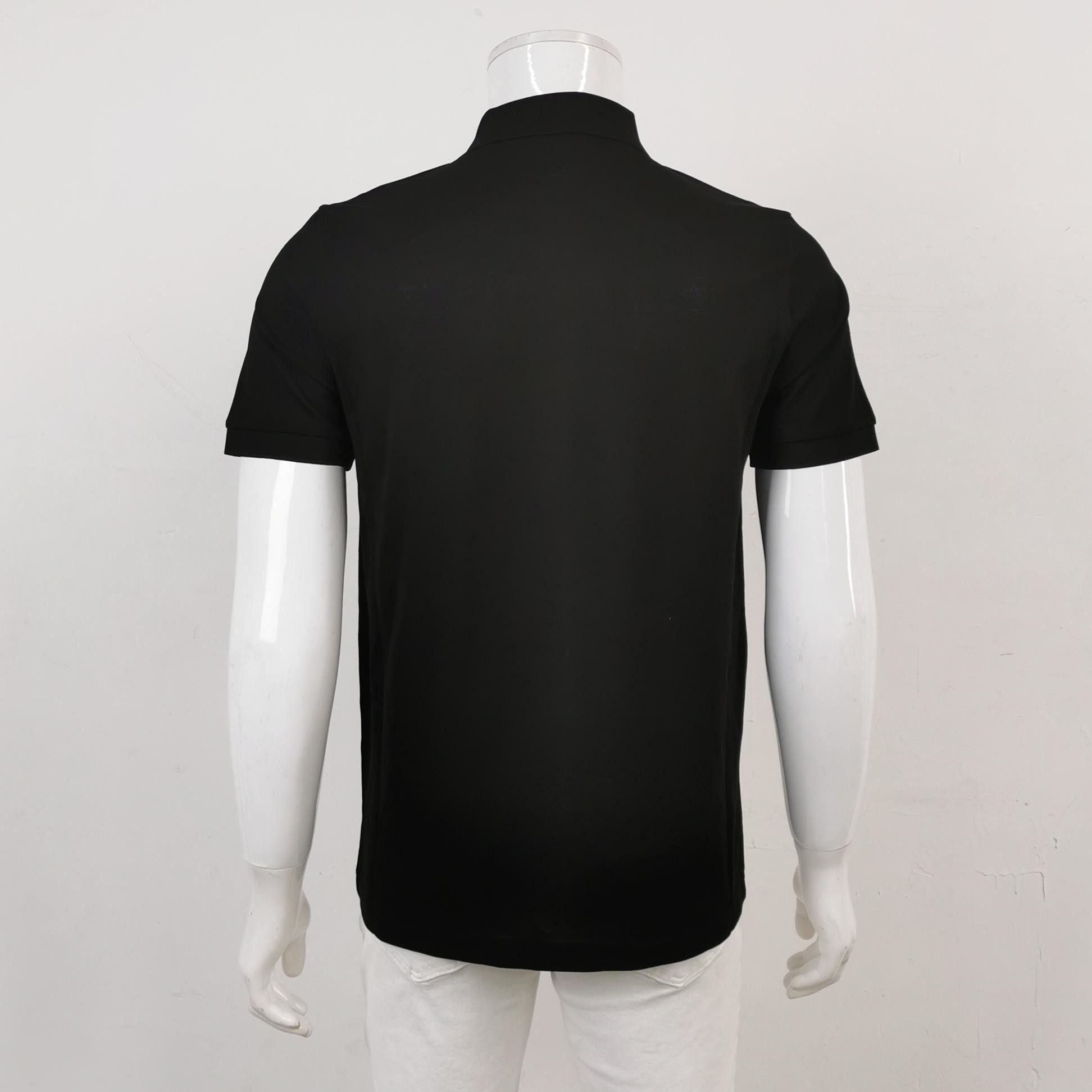 Prada Prada M Cotton Solid Collar Short-Sleeve T-Shirt Size US M / EU 48-50 / 2 - 4 Thumbnail