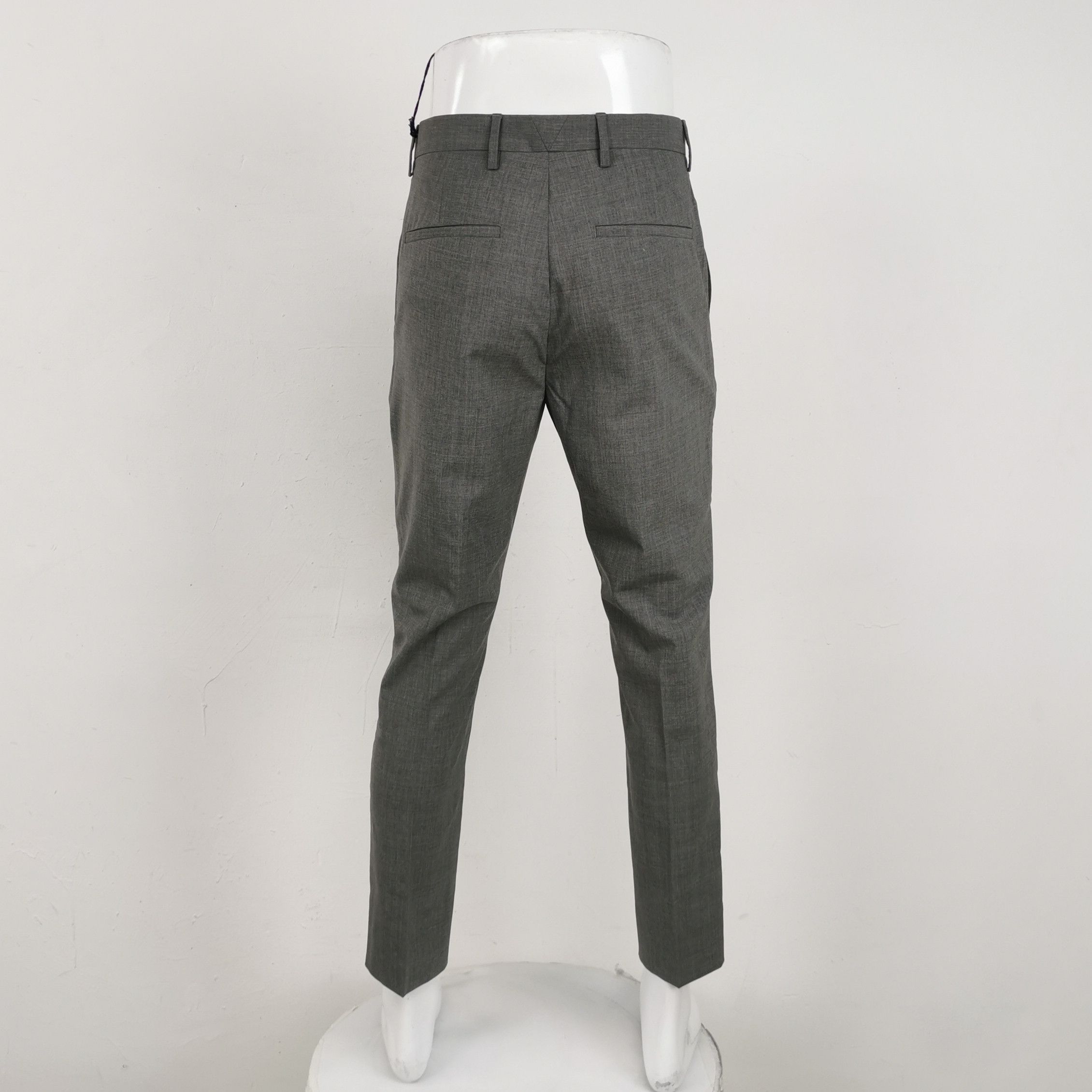 Prada Gray Slim-Fit Tailored Trousers M Size US 28 / EU 44 - 20 Thumbnail