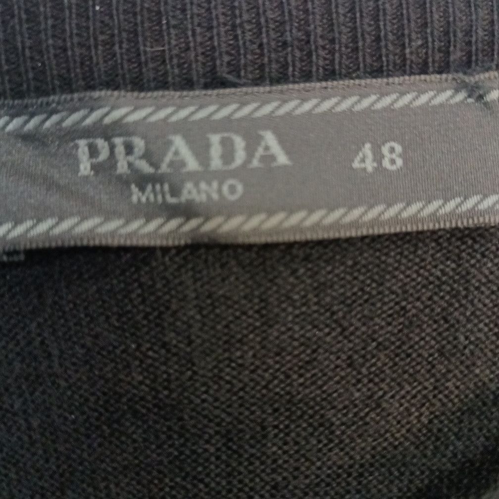 Prada Prada Cotton Crewneck Knit Sweater M Size US S / EU 44-46 / 1 - 22 Thumbnail
