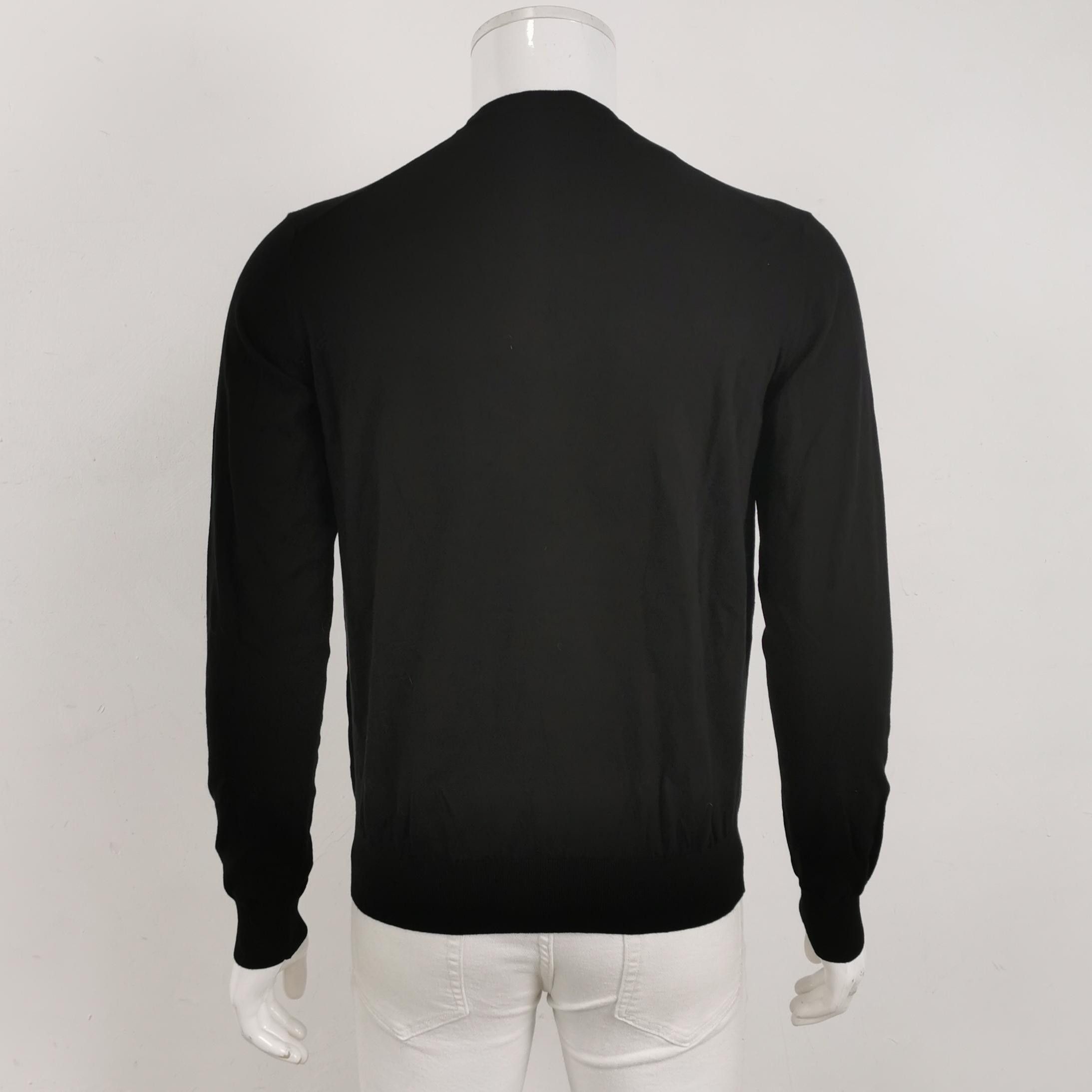 Prada Prada Cotton Solid Crew Neck Knit Sweater M Size US M / EU 48-50 / 2 - 18 Thumbnail