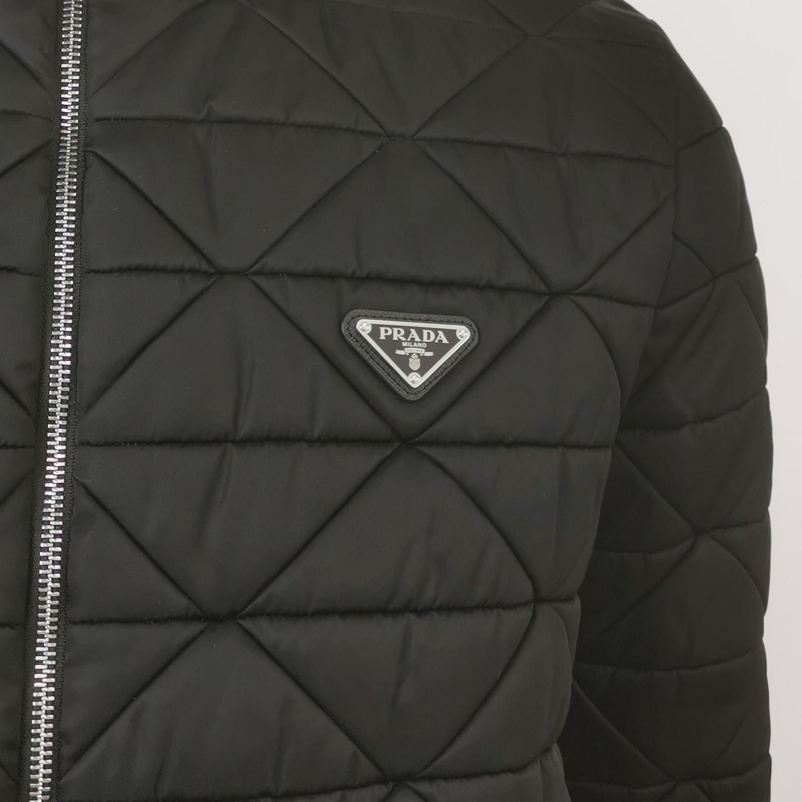 Prada Prada XS Quilted Hooded Jacket Size US M / EU 48-50 / 2 - 24 Thumbnail