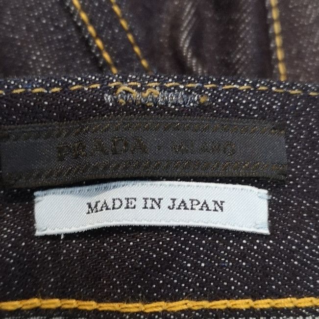Prada Dark Blue Slim-Fit Denim Jeans Size US 30 / EU 46 - 21 Thumbnail