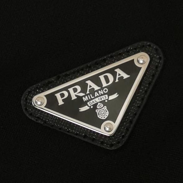 Prada Prada Mohair Wool Blend Triangle Logo Zip Jacket Size US XS / EU 42 / 0 - 24 Thumbnail