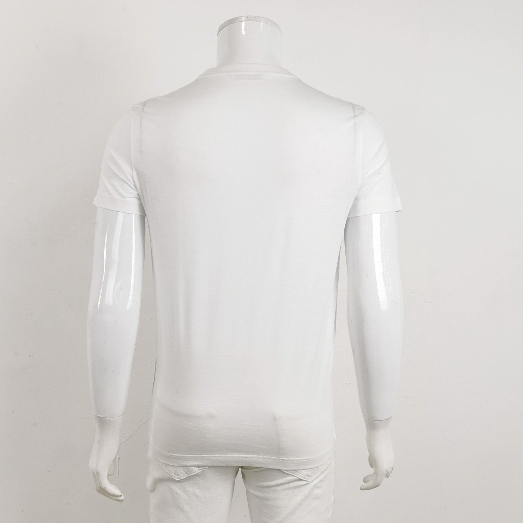 Prada Prada M Cotton Solid Crew Neck T-Shirt Size US M / EU 48-50 / 2 - 4 Thumbnail