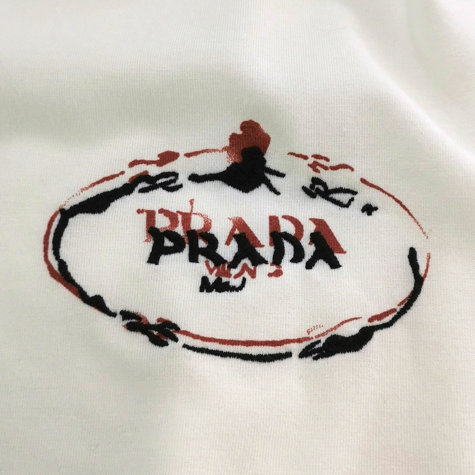 Prada Prada S Cotton Solid Collar Polo T-Shirt Size US S / EU 44-46 / 1 - 6 Thumbnail
