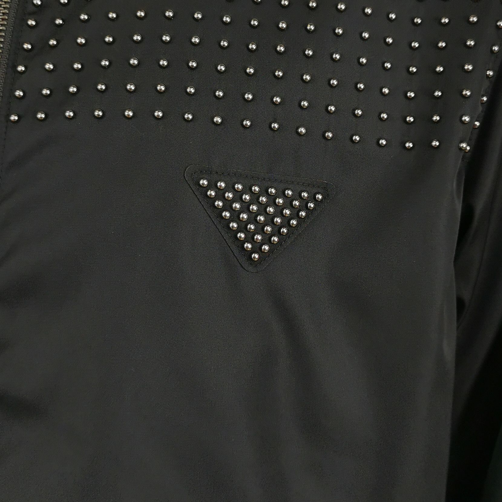 Prada Prada Black Studded Collar Jacket L Size US L / EU 52-54 / 3 - 22 Thumbnail