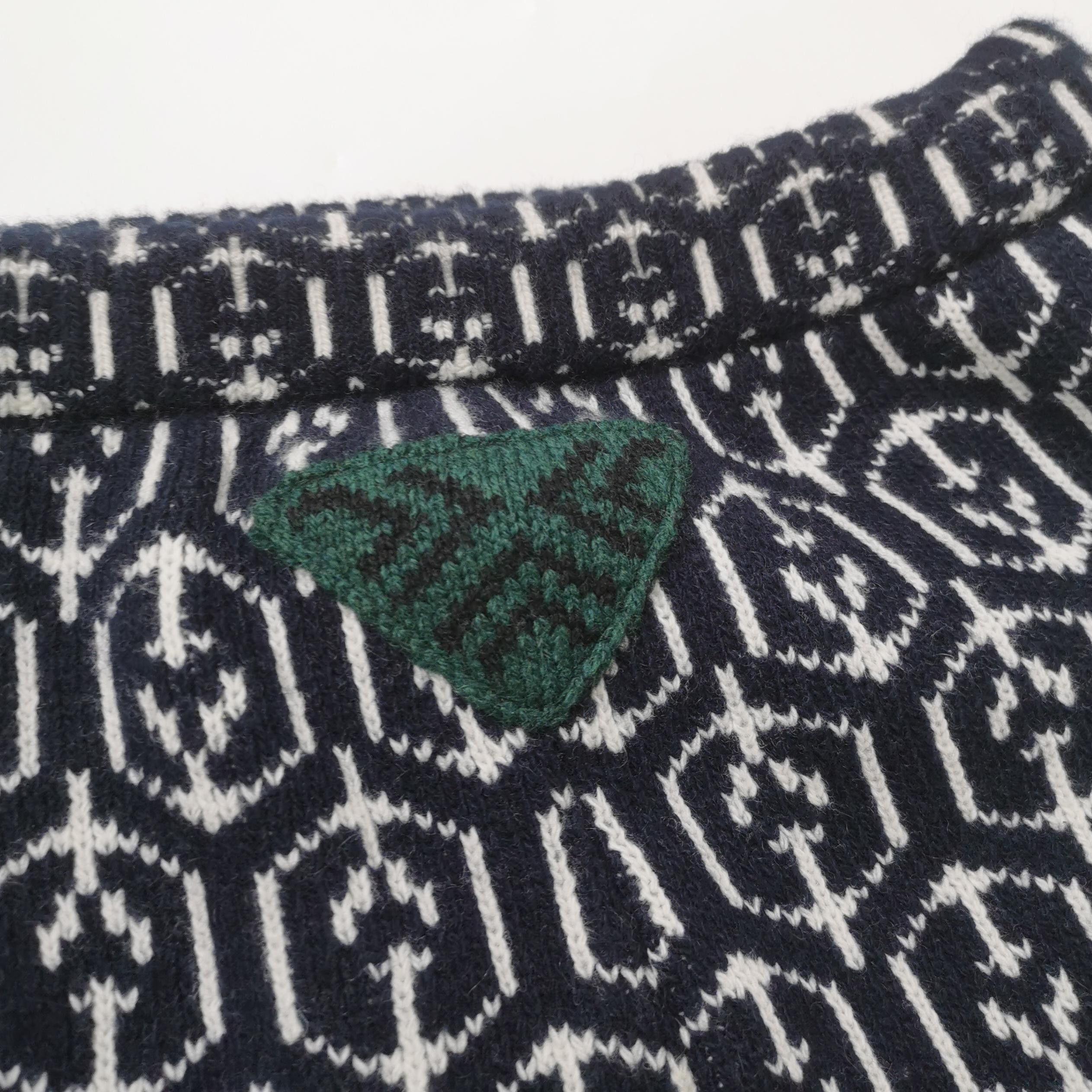 Prada Prada M Black Geometric Knit Pants Size US 34 / EU 50 - 5 Thumbnail