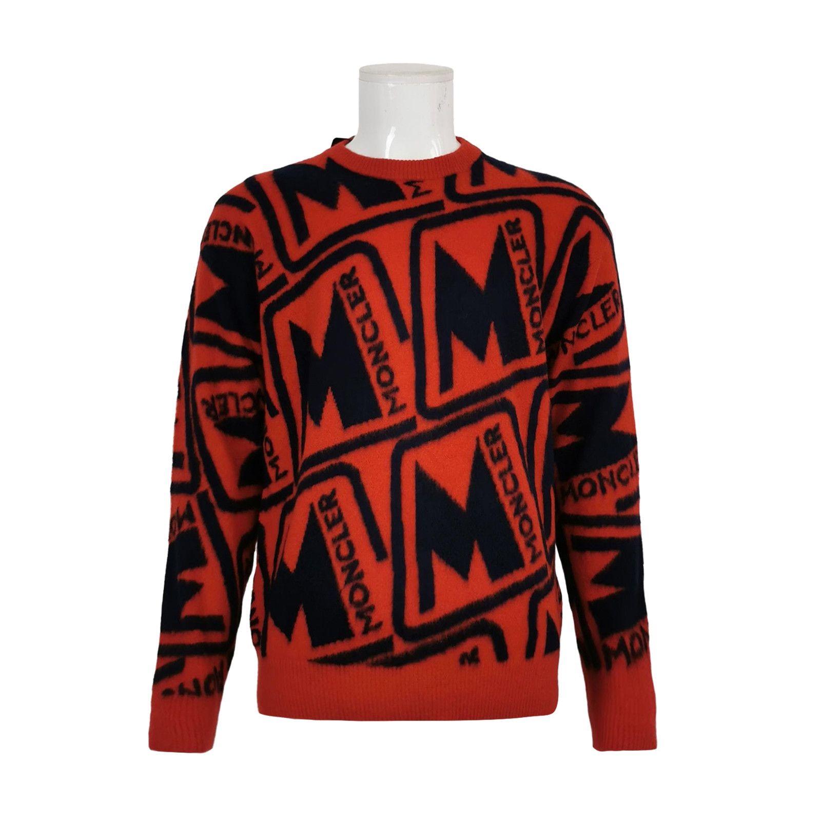 Moncler Moncler Wool Color-Block Long-Sleeve Sweater L Size US L / EU 52-54 / 3 - 2 Thumbnail