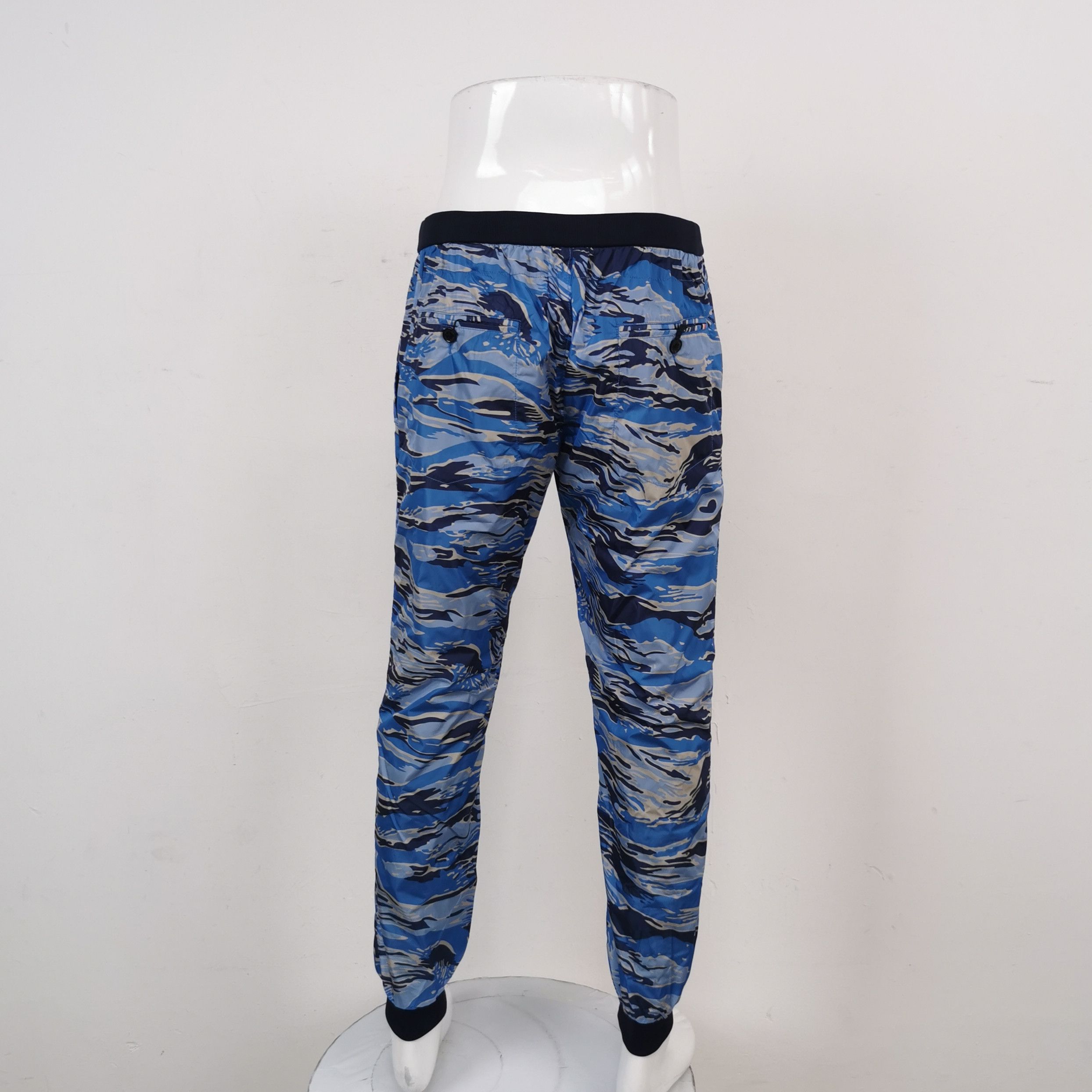 Moncler Moncler Blue Camo Wool Pants Size L Size US 34 / EU 50 - 3 Thumbnail