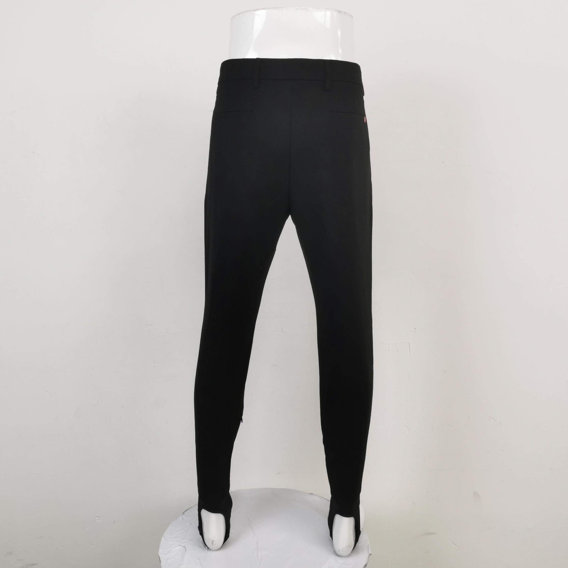 Moncler Moncler Black Contrast-Trim Pants Size L/50 Size US 34 / EU 50 - 4 Thumbnail