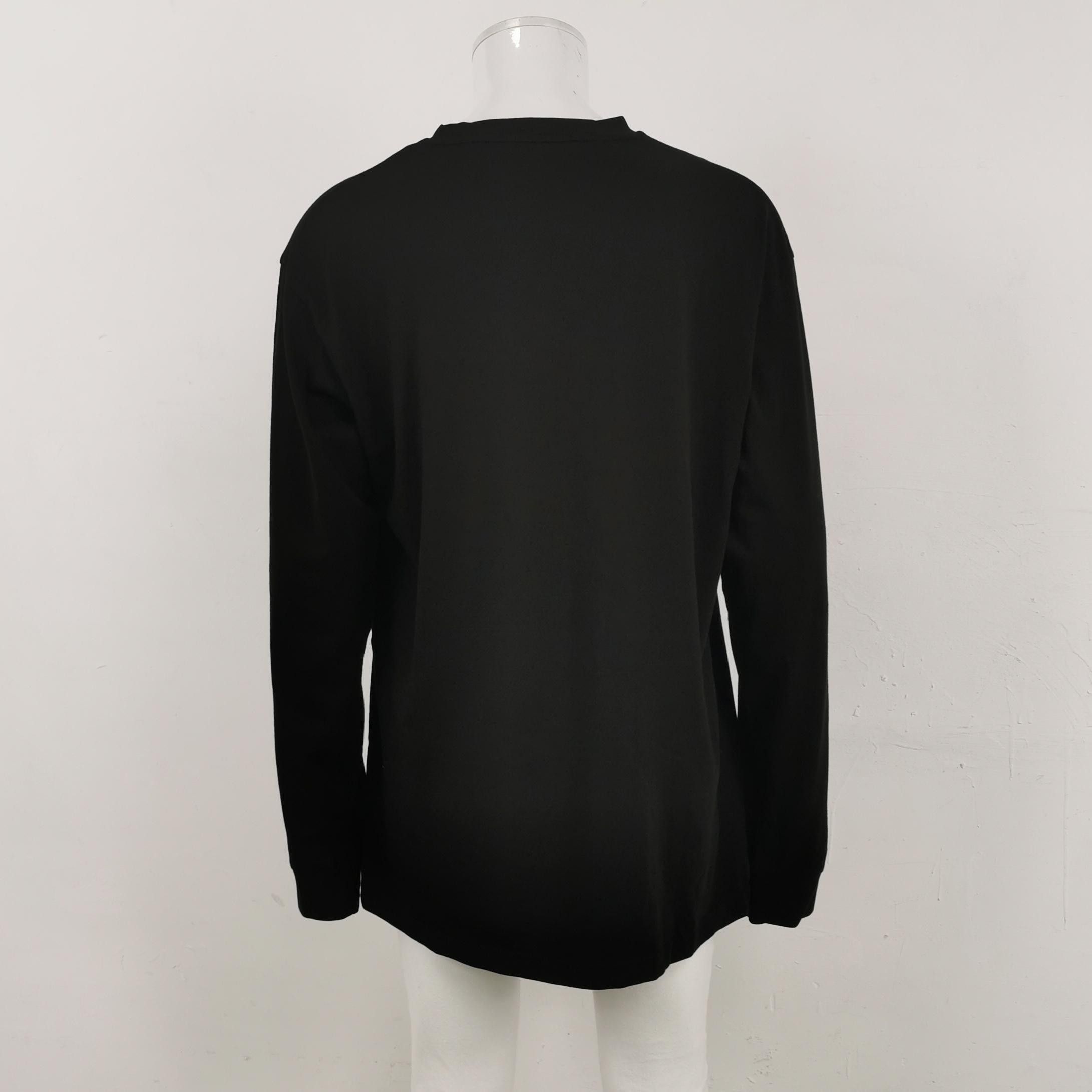 Moncler Moncler XL Cotton Logo Crewneck Long-Sleeve T-Shirt Size US XL / EU 56 / 4 - 3 Thumbnail