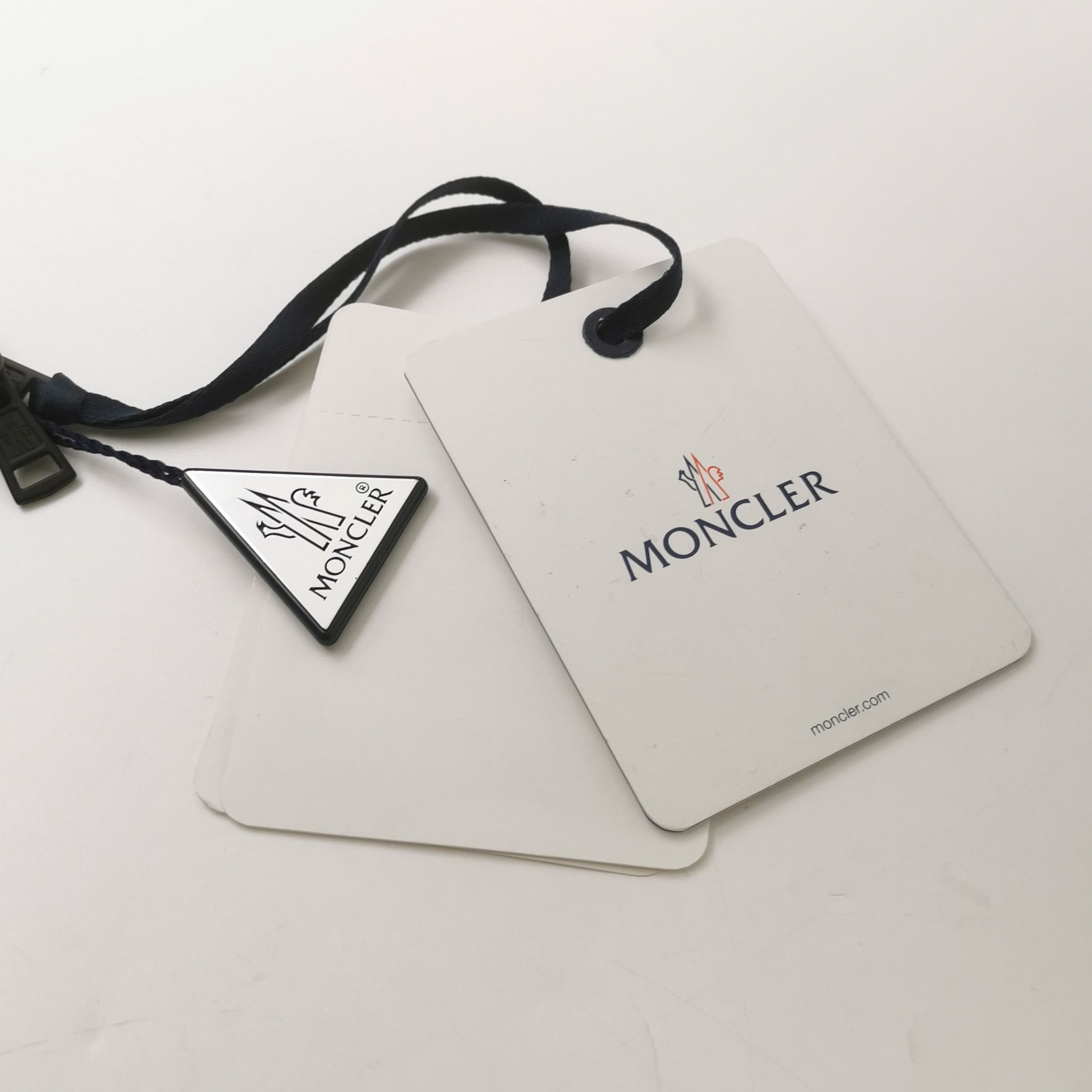 Moncler Moncler Black Blue Logo Zip-Up Jacket L Size US S / EU 44-46 / 1 - 8 Thumbnail