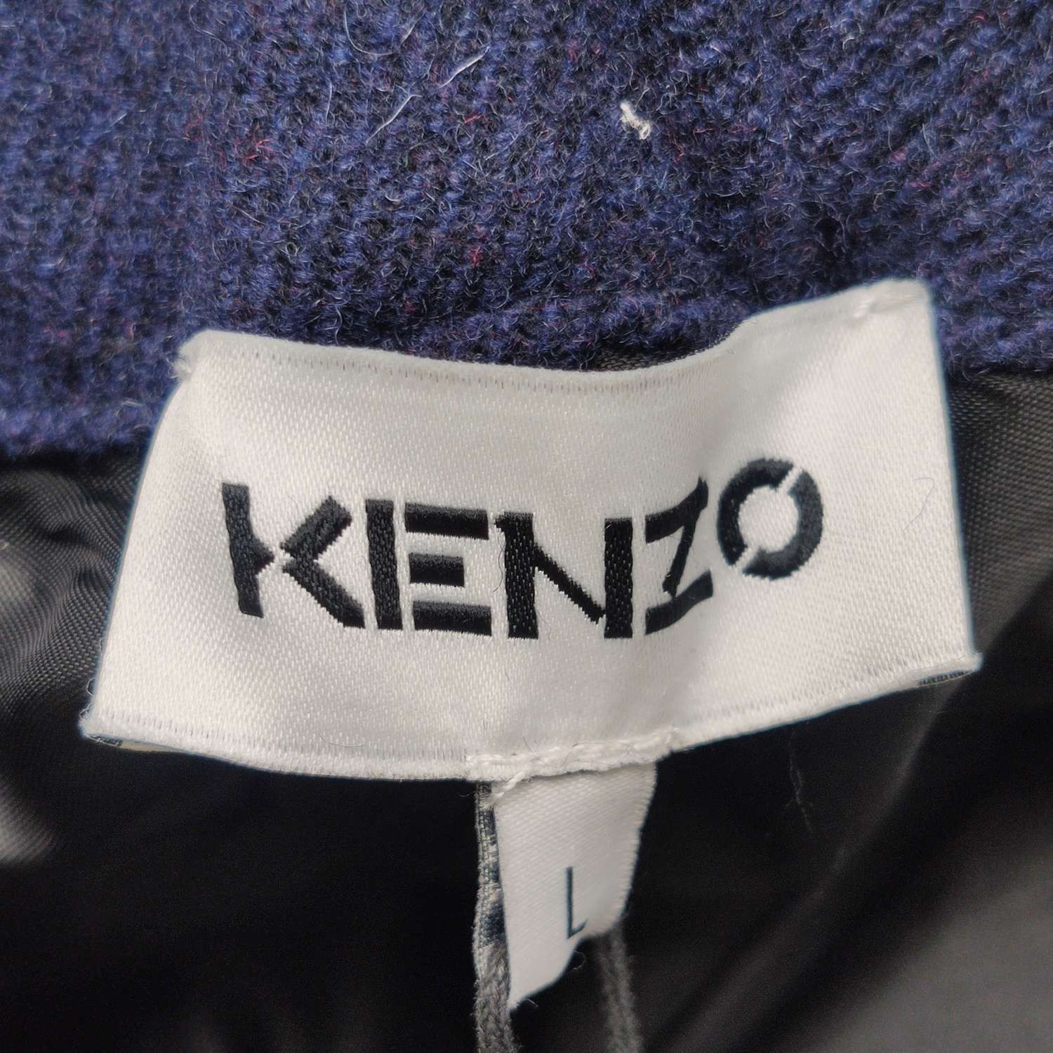 Kenzo Dark Blue Straight-Leg Cotton Pants XL Size US 34 / EU 50 - 9 Thumbnail