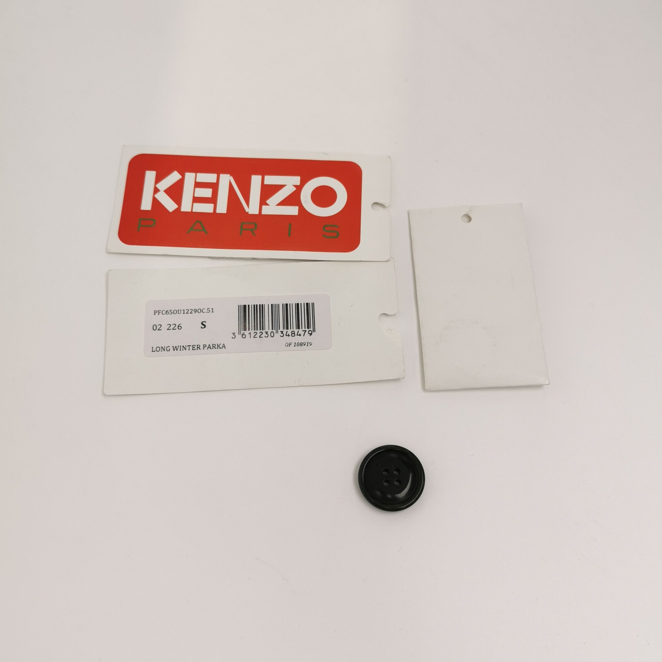 Kenzo Kenzo S Size Logo Hooded Cotton Coat Size US S / EU 44-46 / 1 - 9 Thumbnail